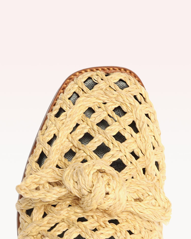 Raffia Clarita Loafer Natural