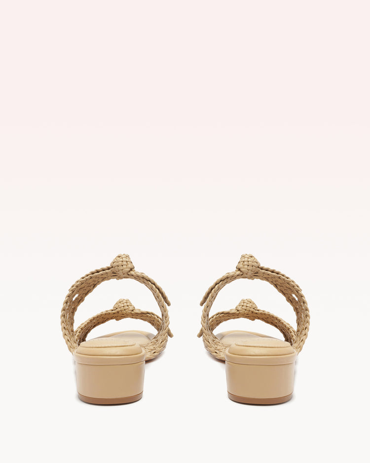 Clarita Intreccio 30 Doppia Soletta Beige