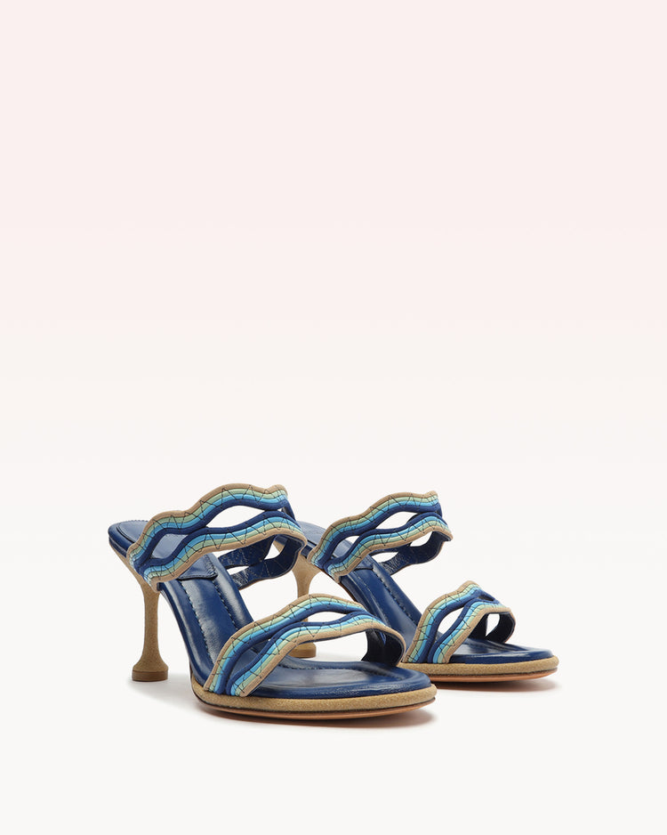 Cassie Mule Multicolor Acqua