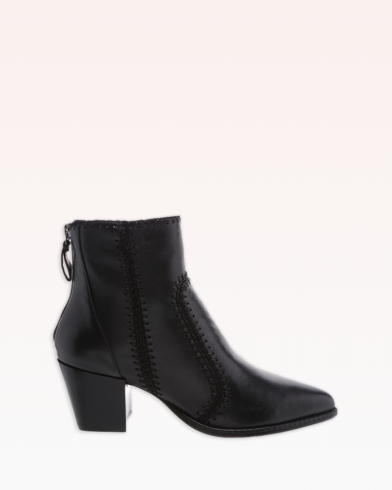 Benta Bootie 60 Black Booties Old-Core 35 Black Capreto Leather
