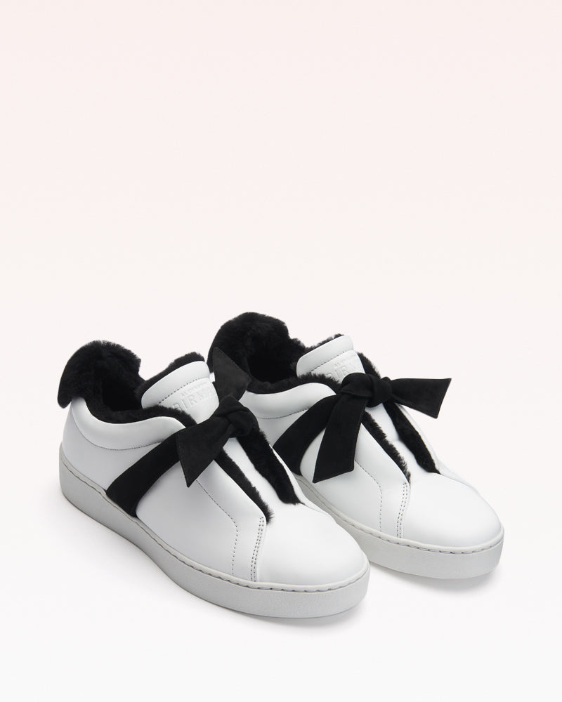 Clarita Sneaker Shearling Black Sneakers Sale
