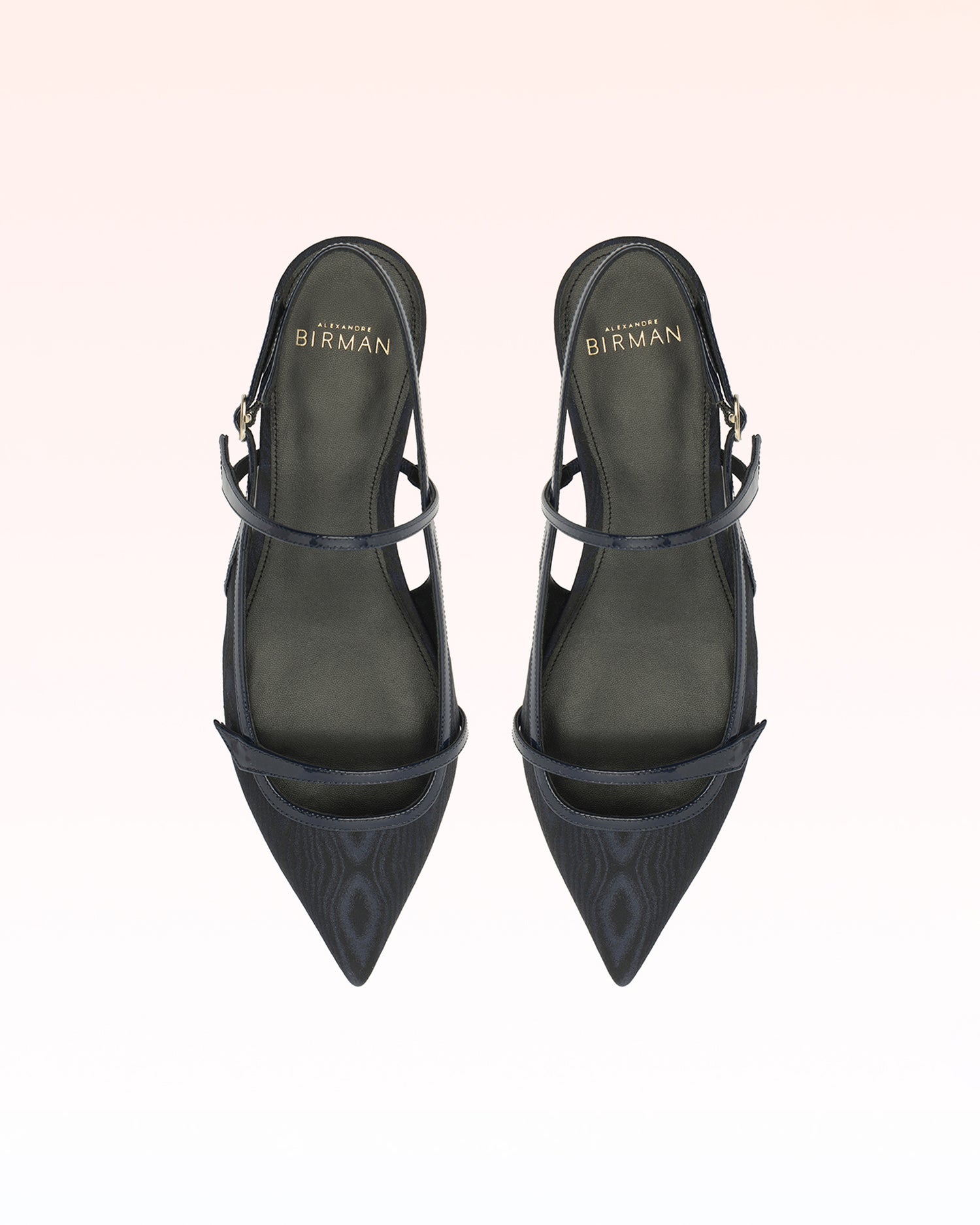 Tita Moire Flat Dark Blue