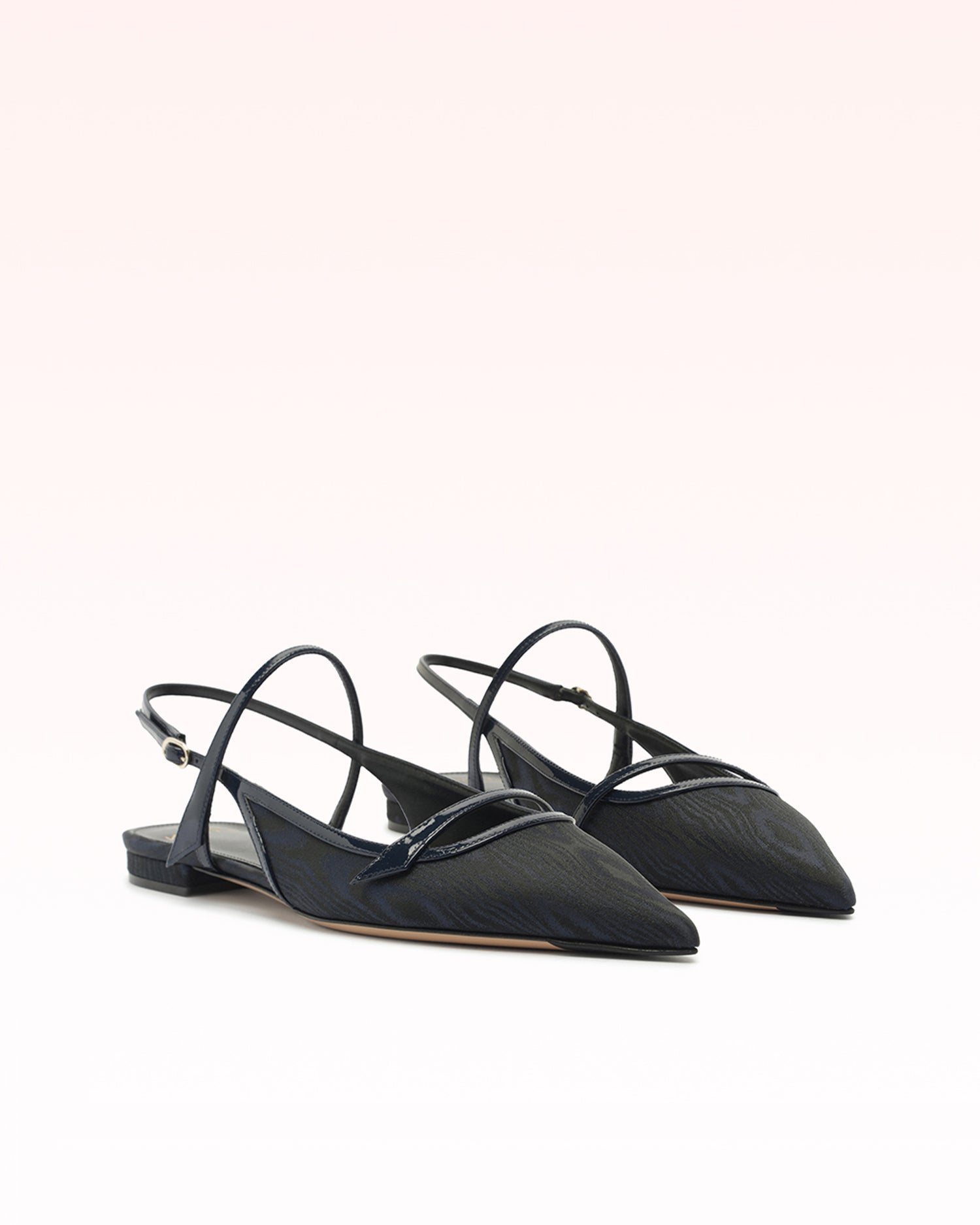 Tita Moire Flat Dark Blue