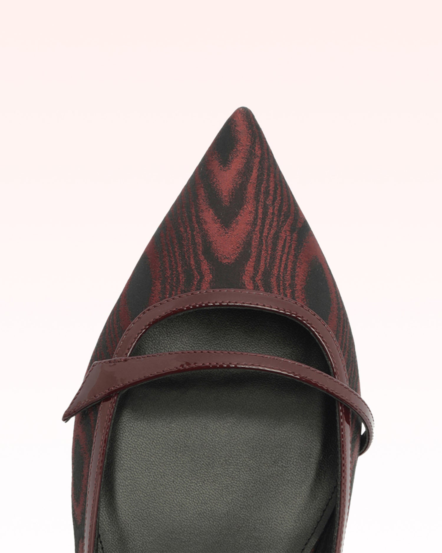 Tita Moire Flat Cherry Lacquer