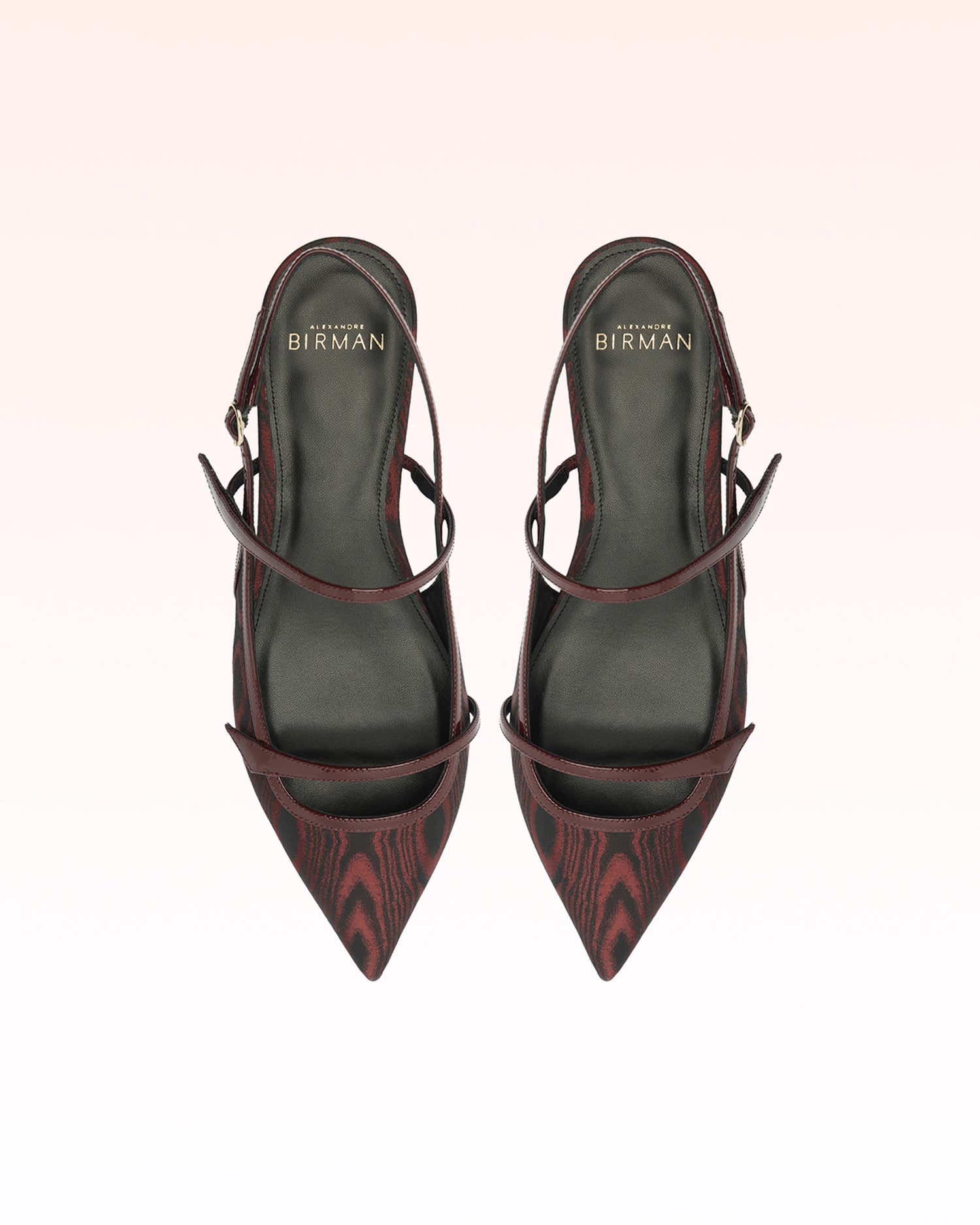 Tita Moire Flat Cherry Lacquer