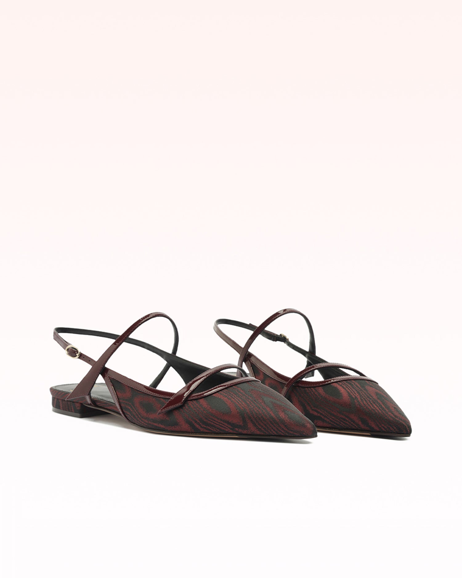 Tita Moire Flat Cherry Lacquer
