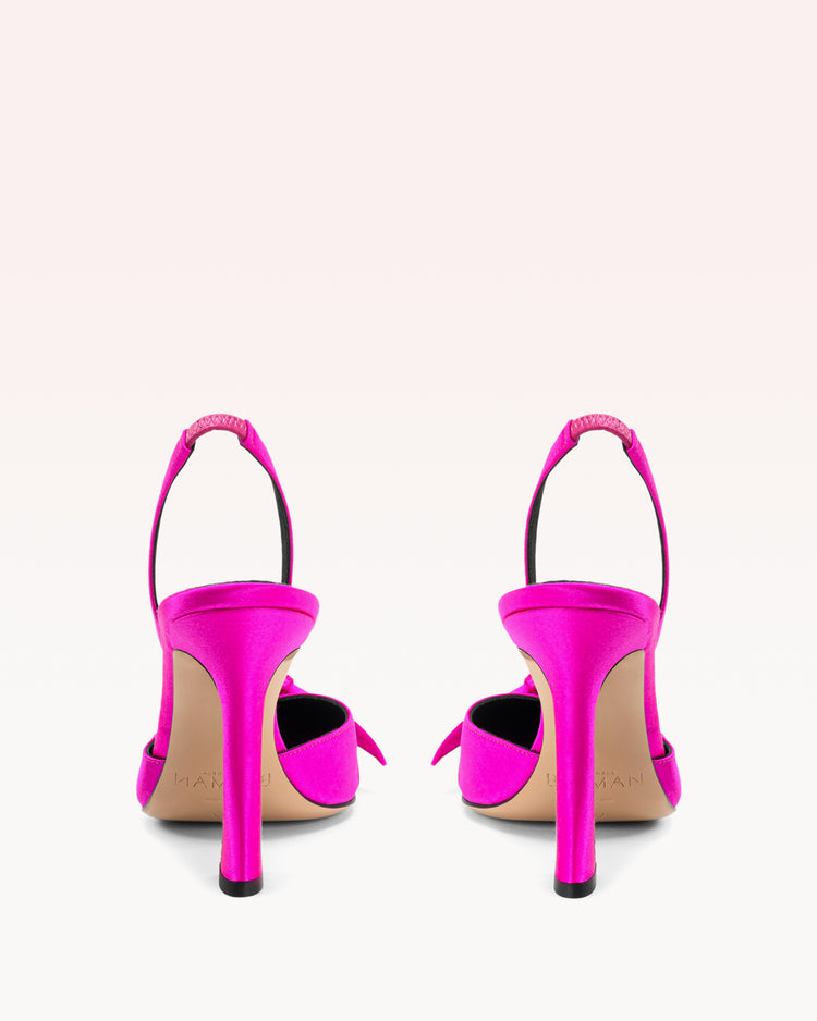 Clarita Bell Slingback 100 Neon Pink Pumps R/24   