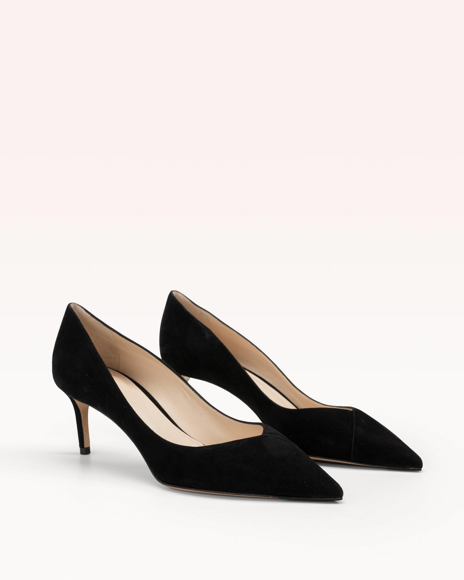 Pamela 60 Suede Black Pumps R/24   