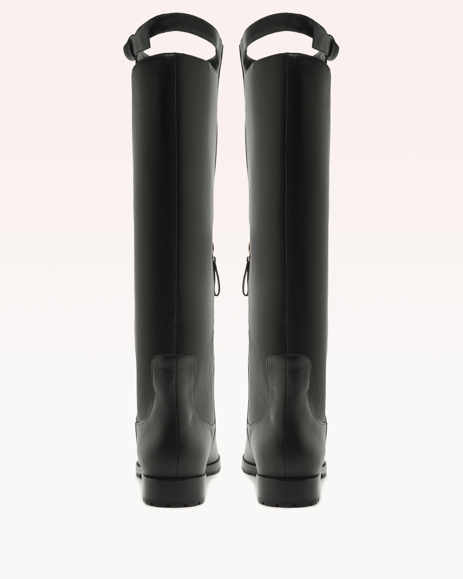 Asymmetric Clarita Saddlery Black Boots F/25
