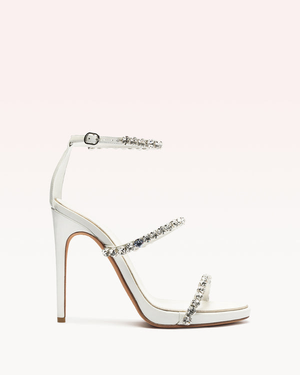 Alexandre Birman Alexa Crystals Bridal 100 White