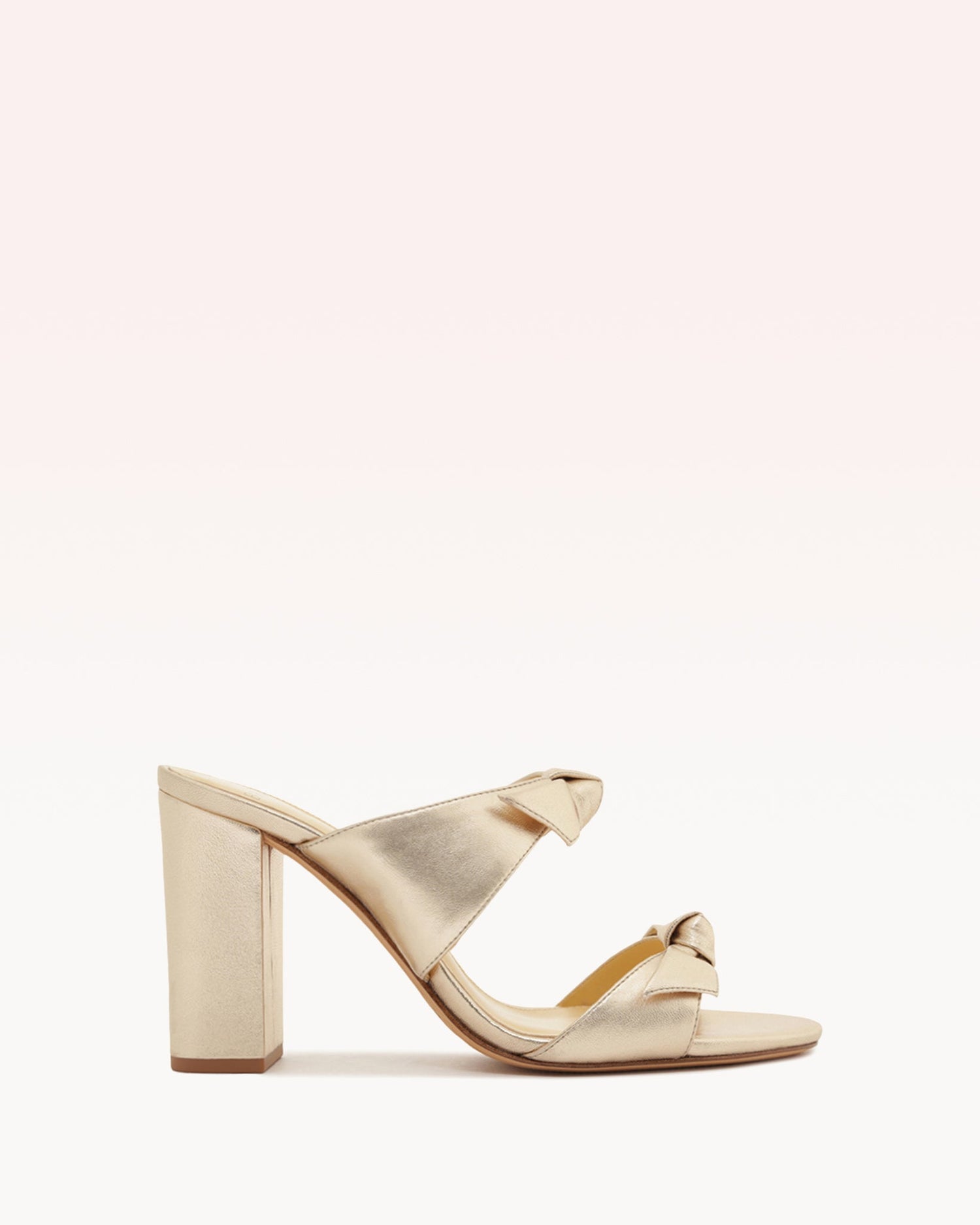Nolita 90 Mule 35 Golden Metallic Leather