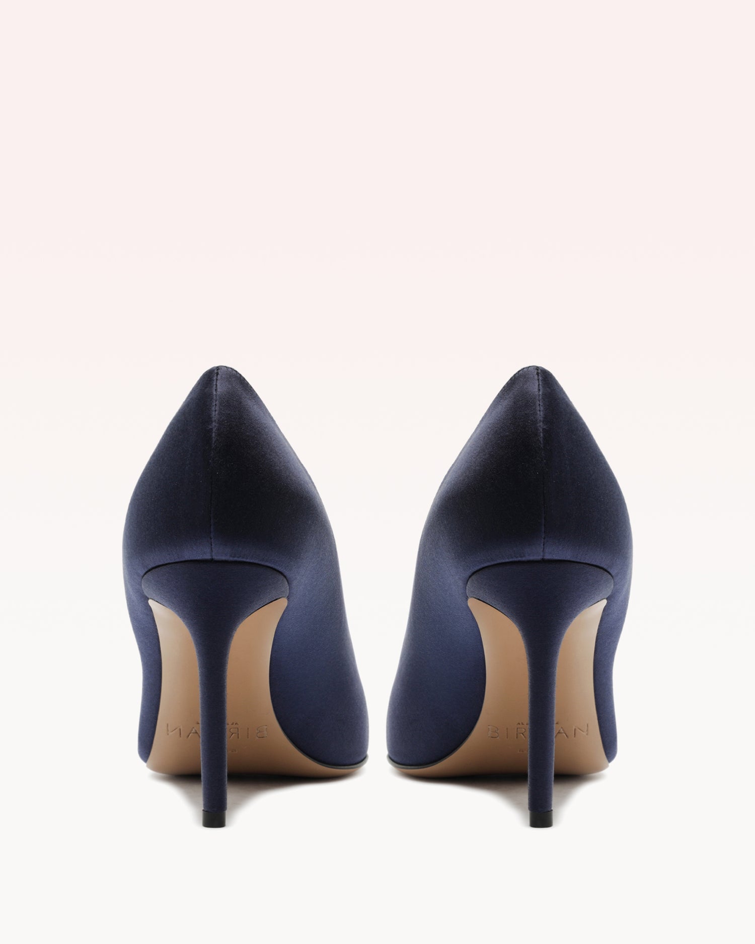 Pamela Satin 85 Satin Navy Pumps R/26