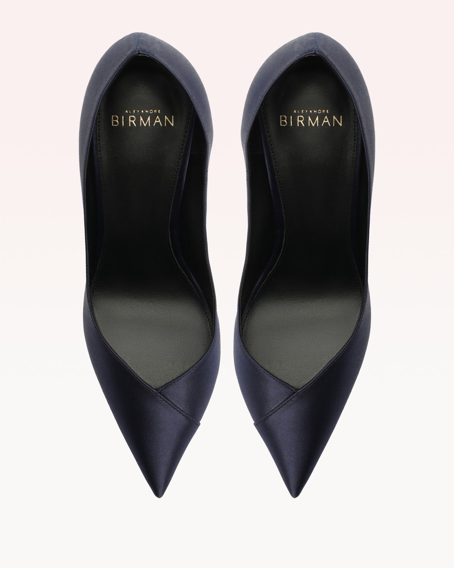Pamela Satin 85 Satin Navy Pumps R/26