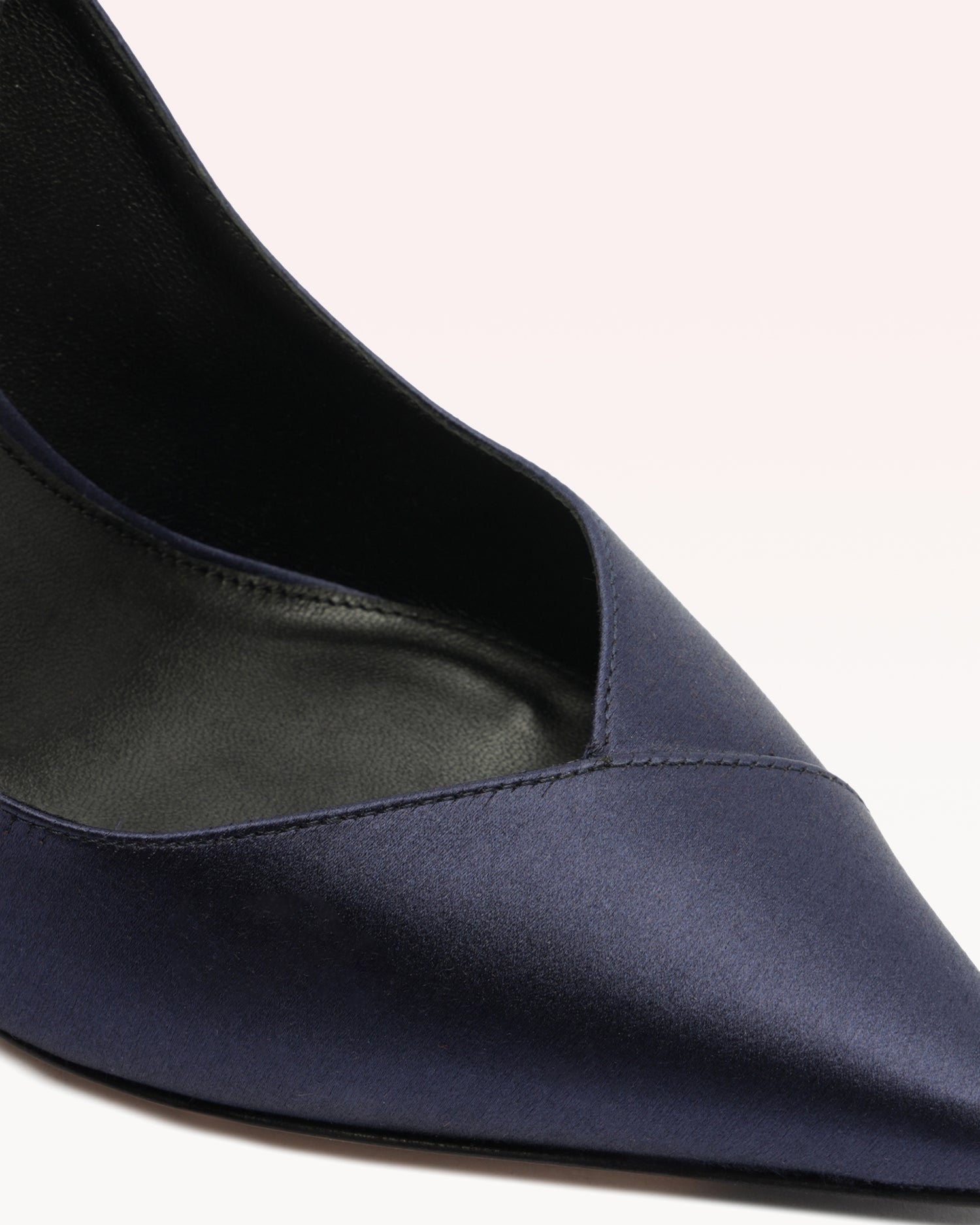 Pamela Satin 85 Satin Navy Pumps R/26