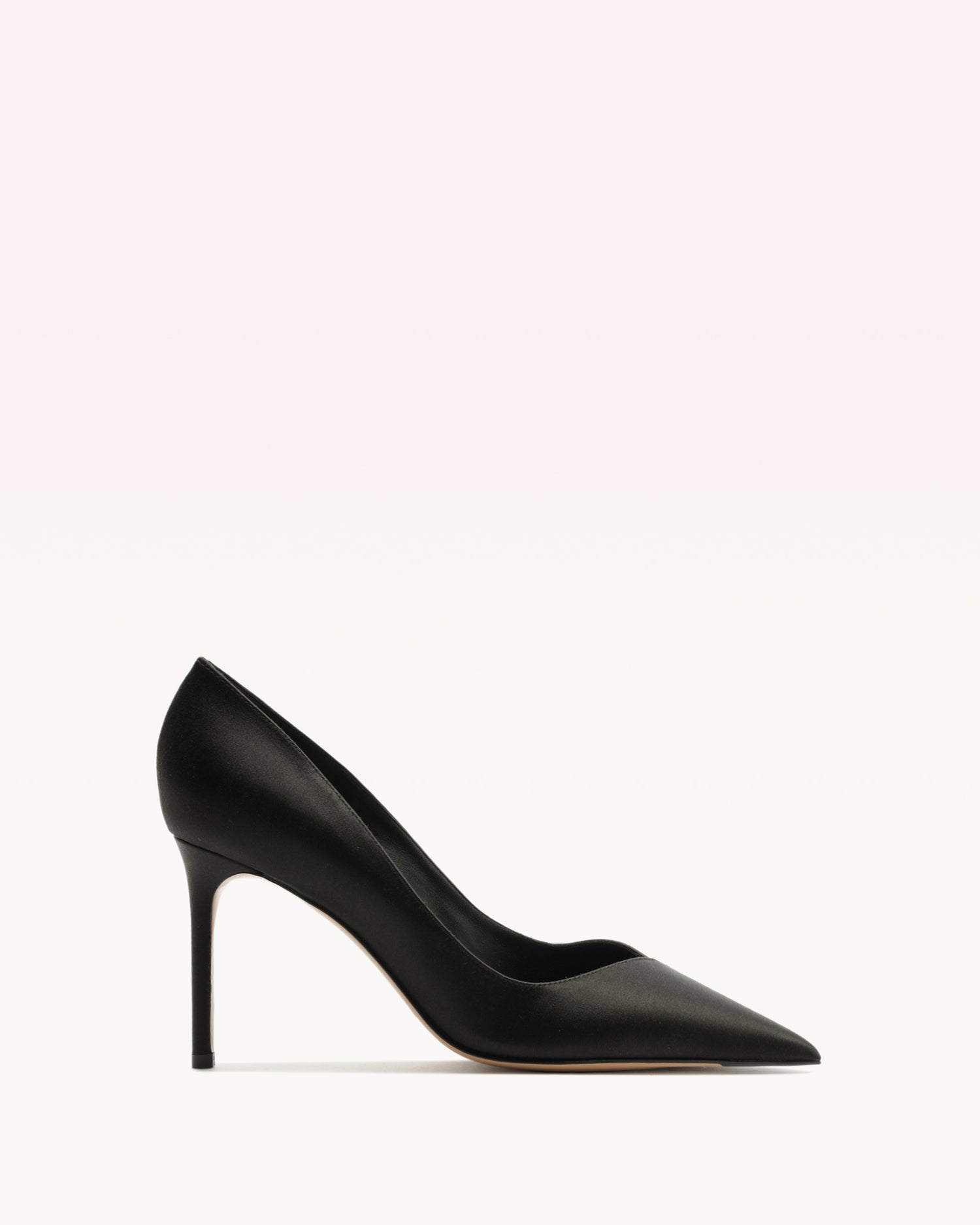 Pamela Satin 85 Satin Black Pumps R/26 35 Black Satin