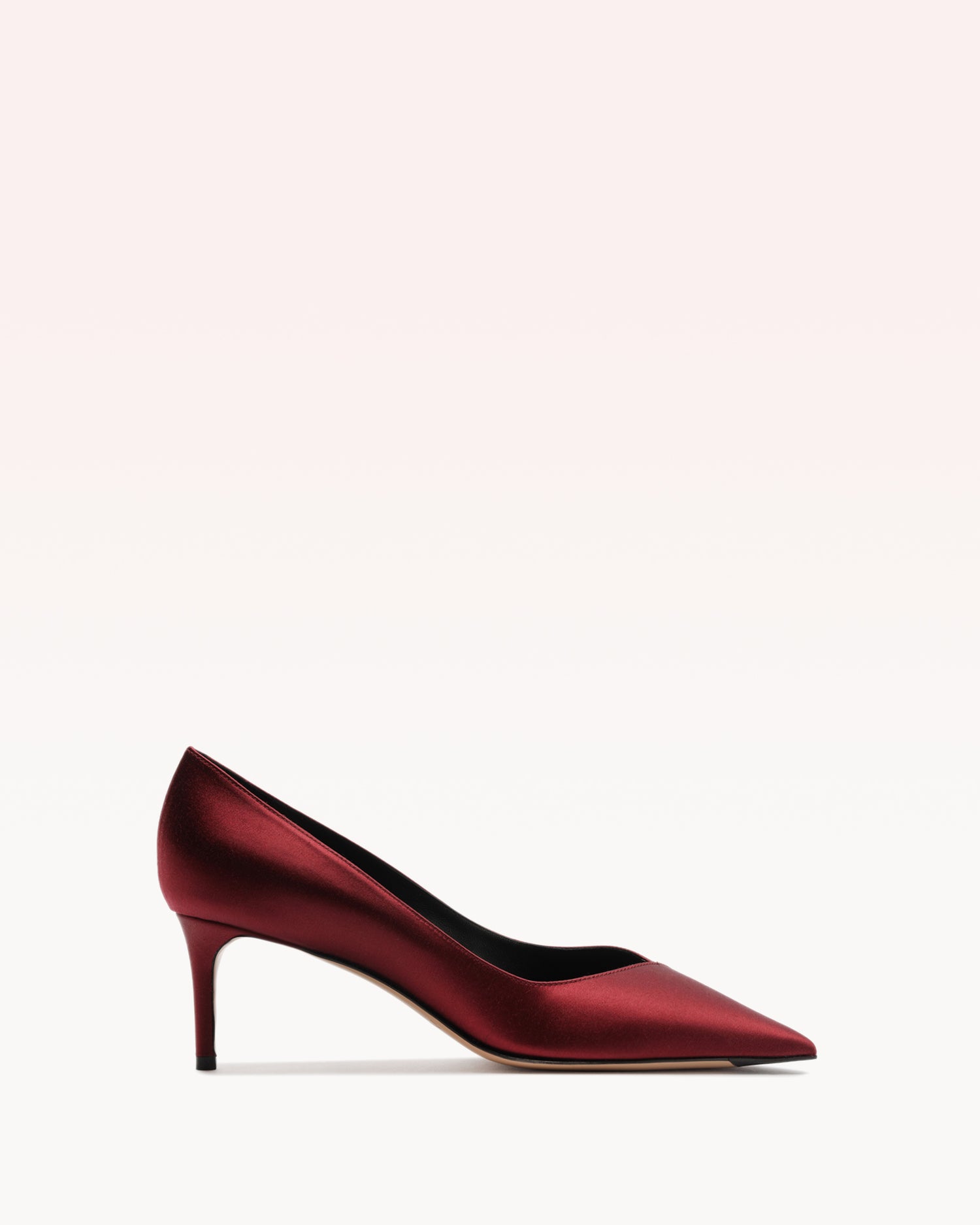 Pamela Satin 60 Red Pumps R/26 35 Bordeaux Satin