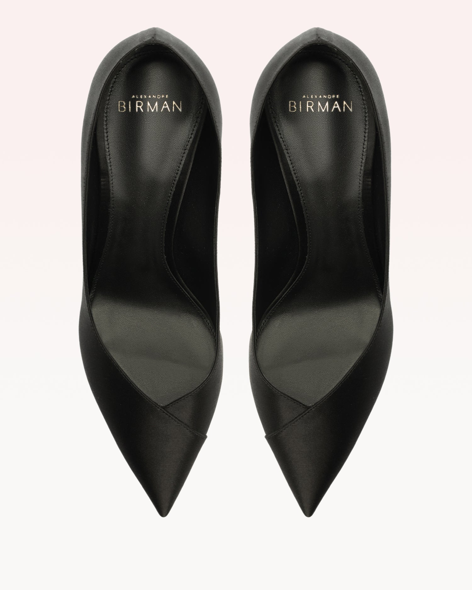 Pamela Satin 60 Black Pumps R/26