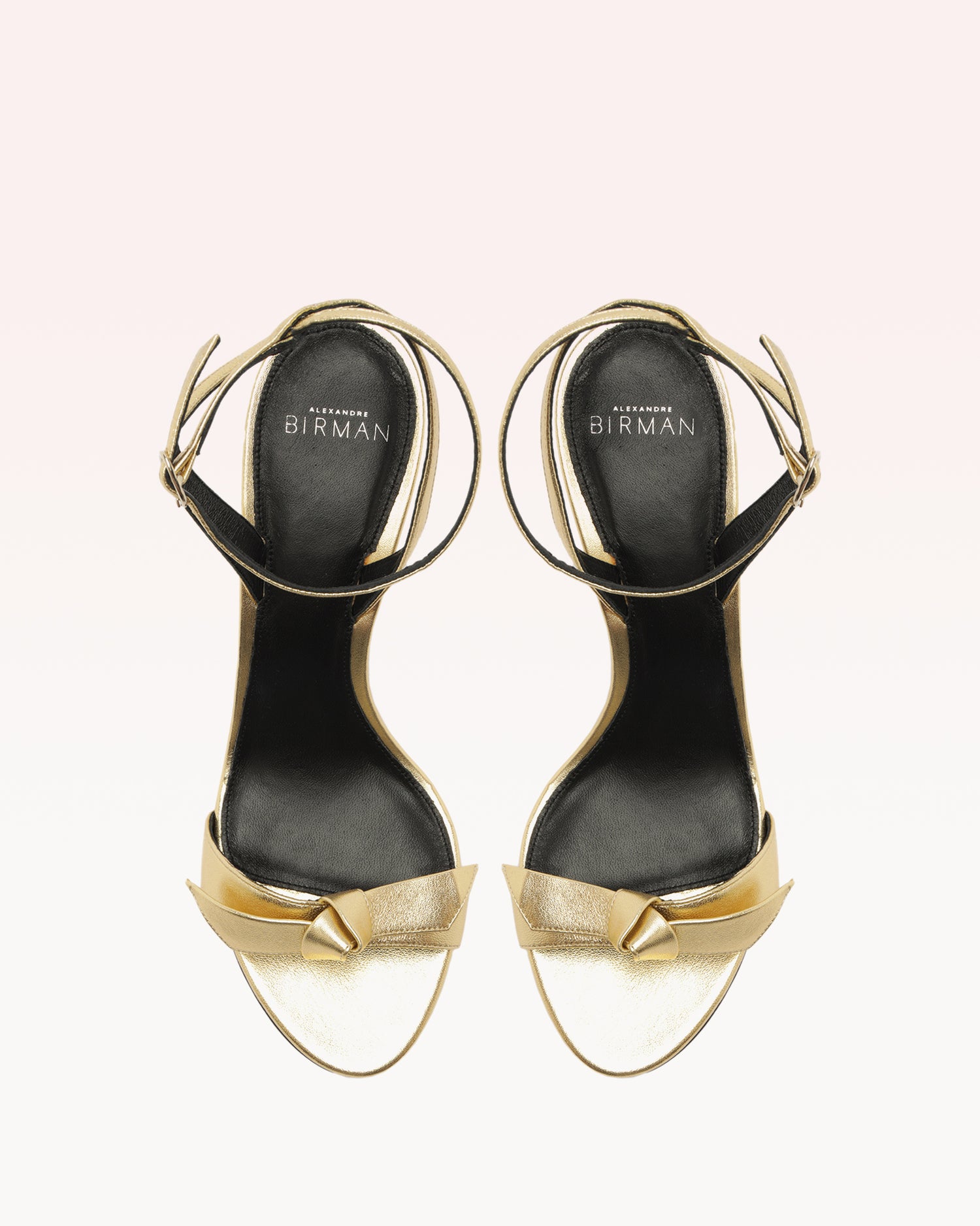 Clarita Bell 85 Metallic Golden Sandals S/24   
