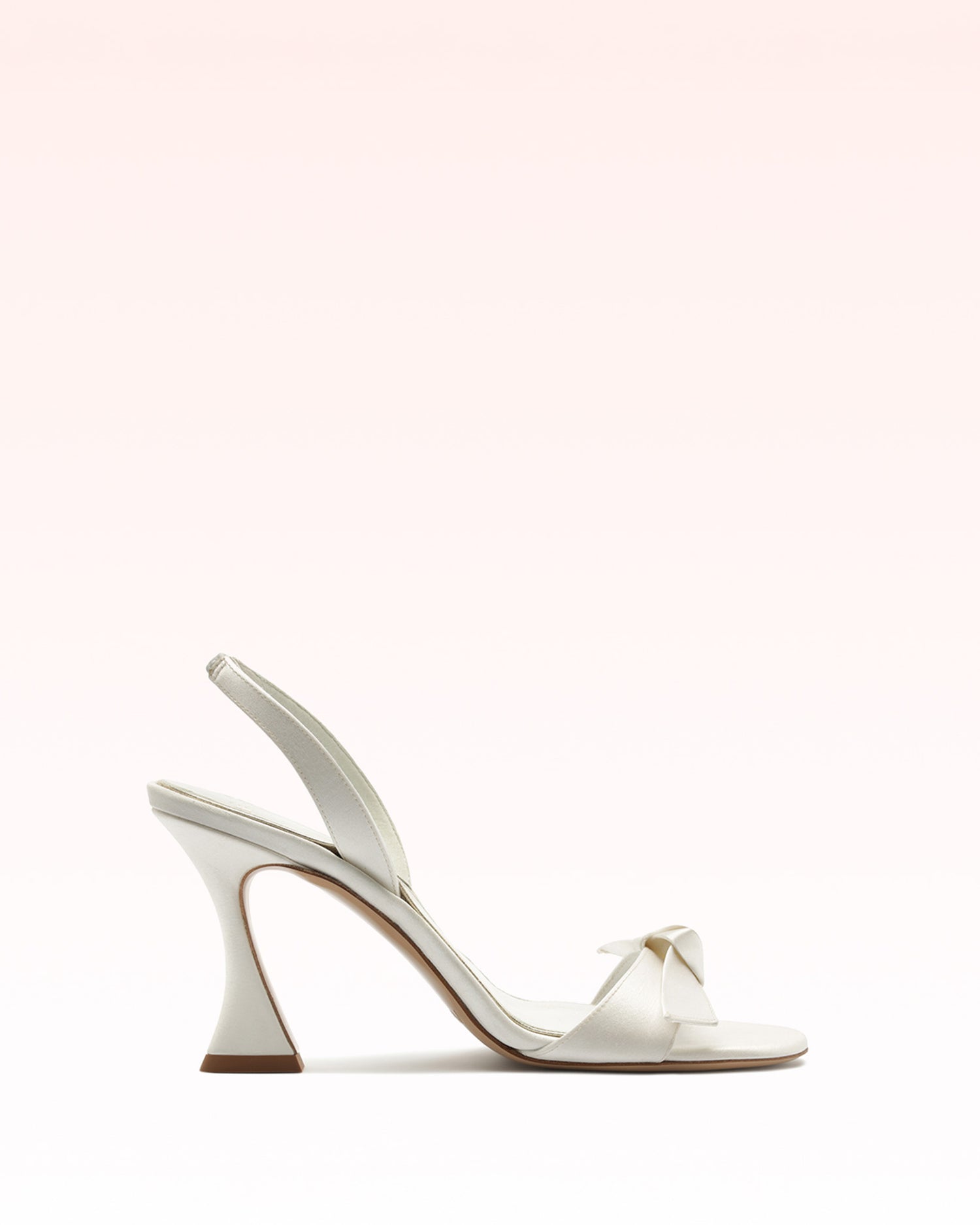 Clarita Sling 85 Satin Bianco