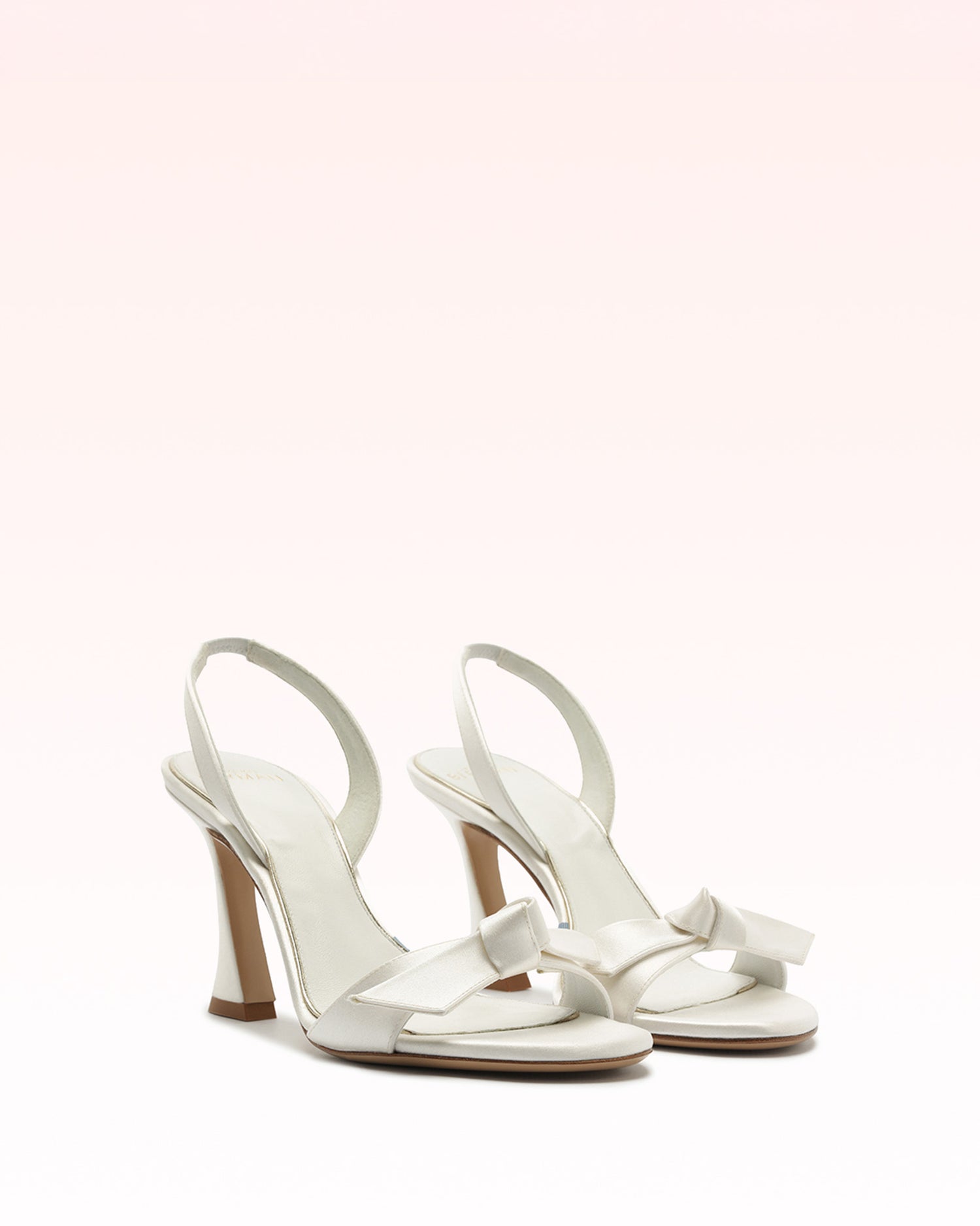 Clarita Sling 85 Satin Bianco