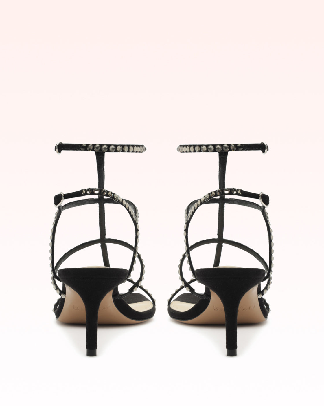 Amanda Swarovski 60 Black Sandals F/25