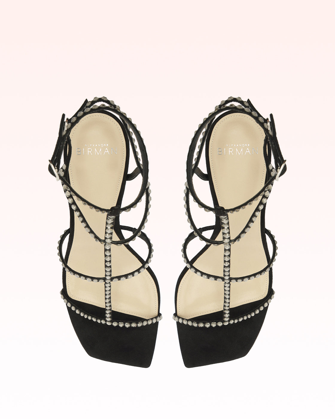 Amanda Swarovski 60 Black Sandals F/25