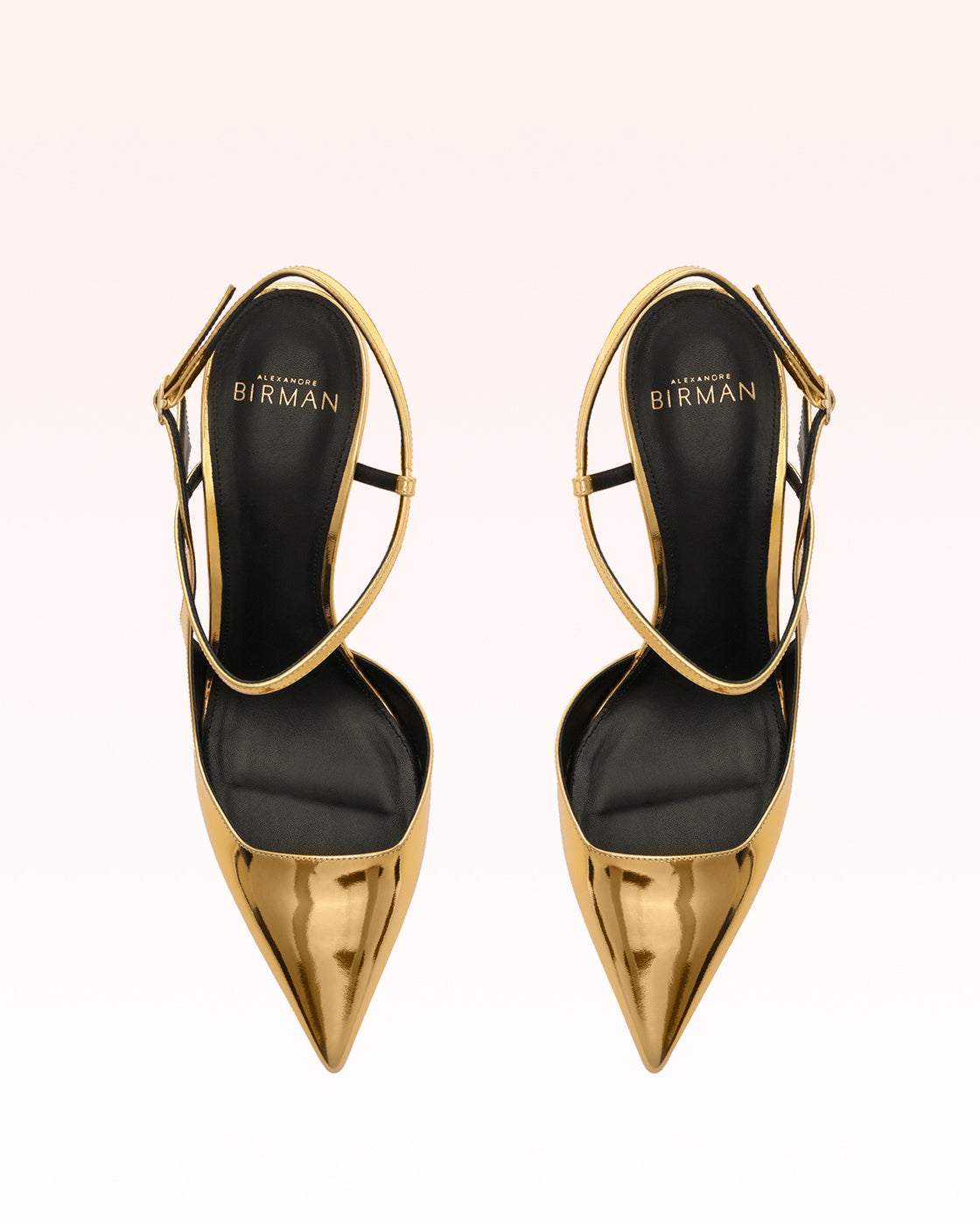 Tita 85mm Golden Pump | Alexandre Birman