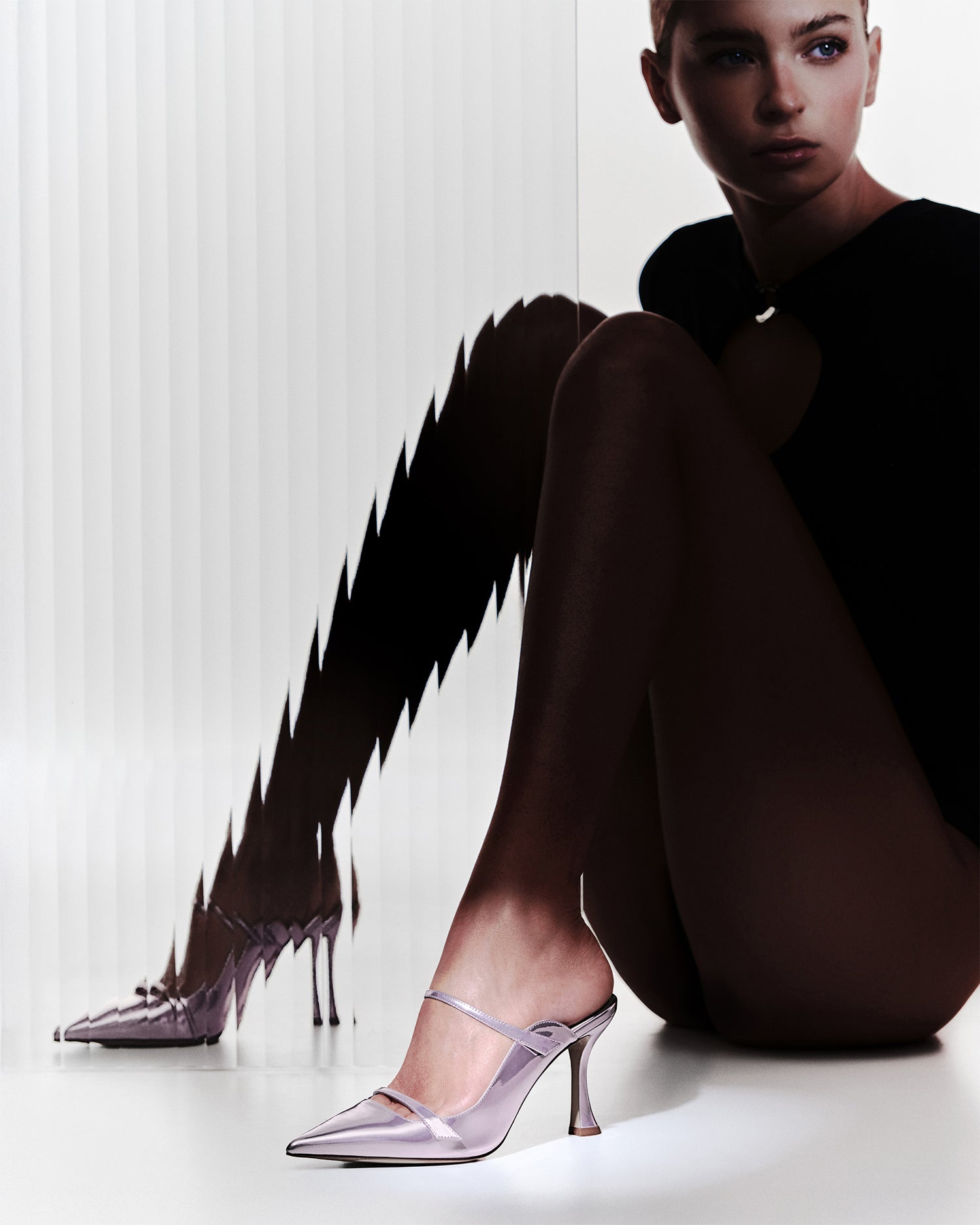 Tita Mule 85 Lilac Pumps R/26