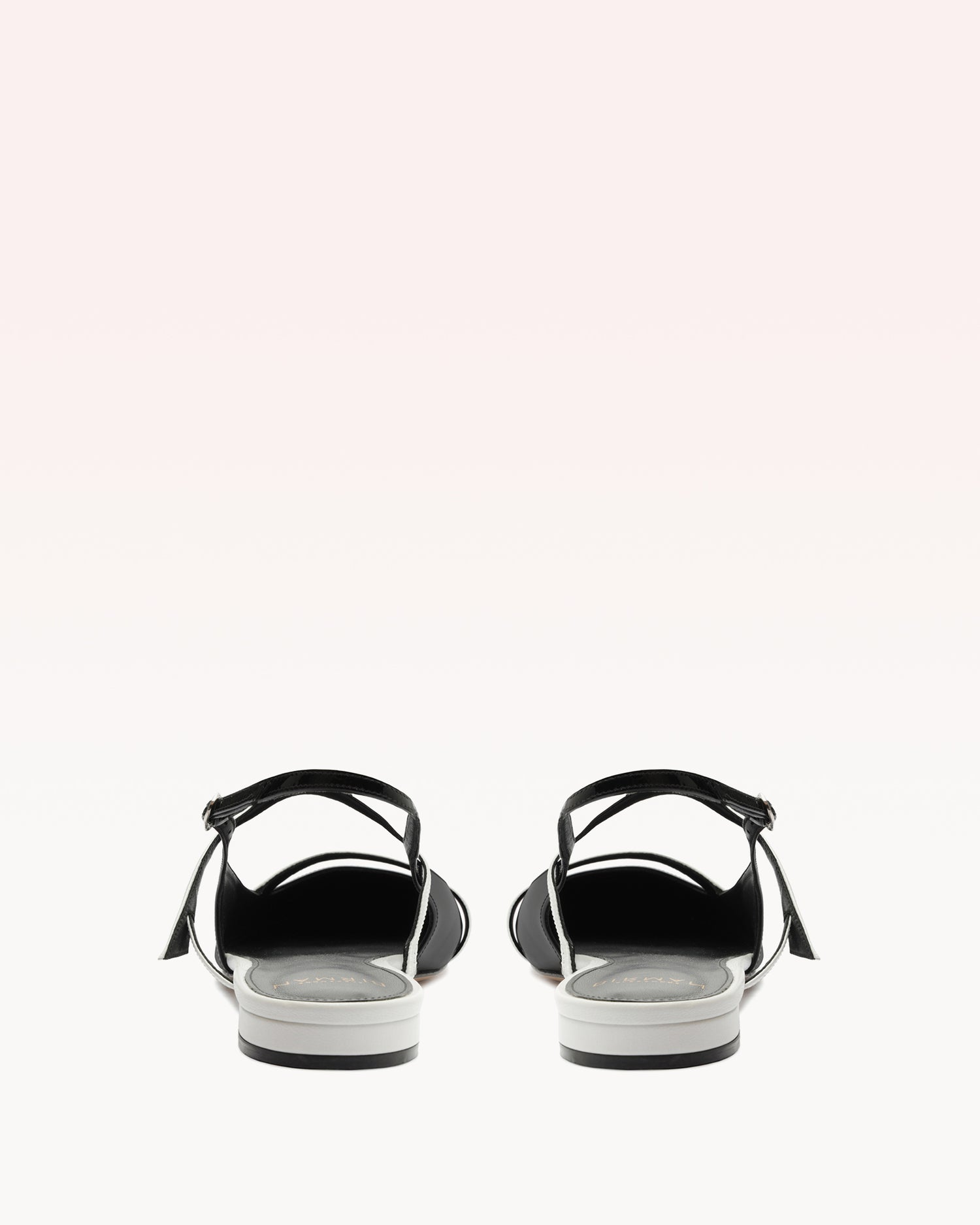 Tita Flat Black & White Flats P/24   