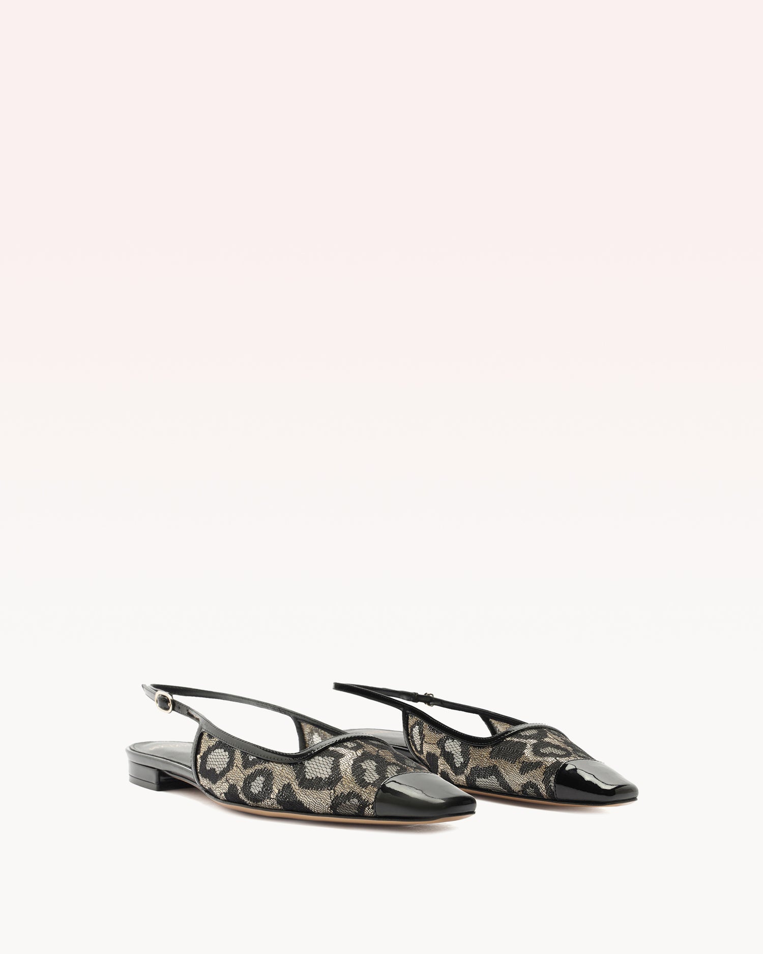 Olivia Flat Slingback Animal Print Flats P/25