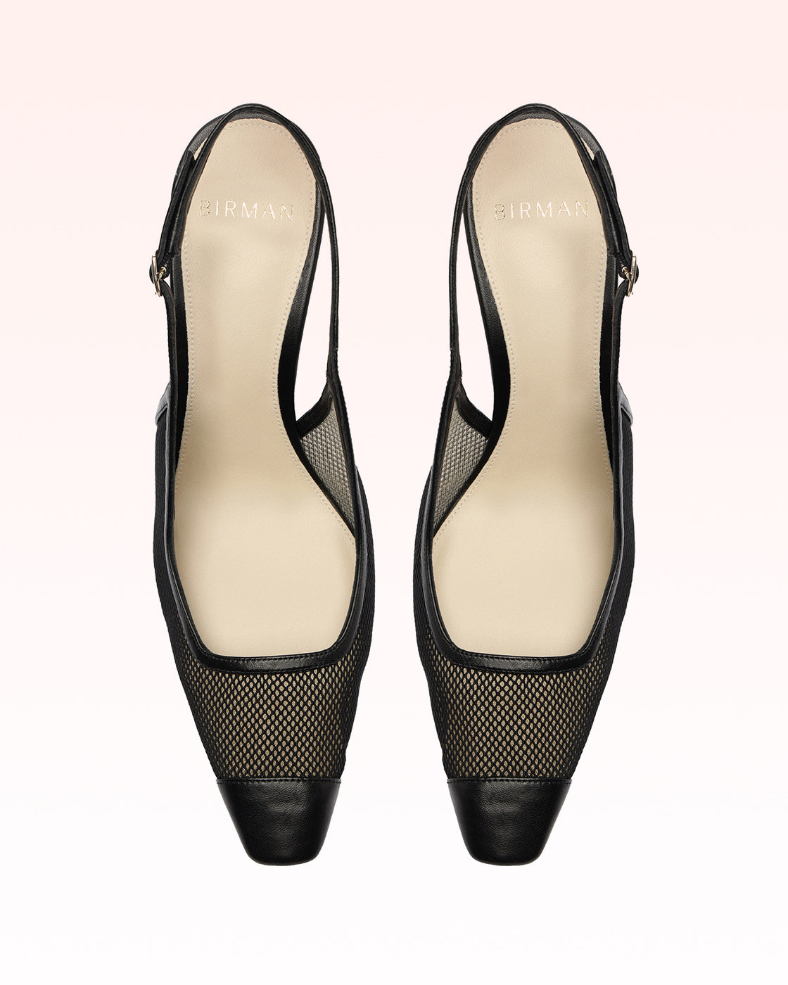 Olivia Mesh 85 Black Pumps S/25