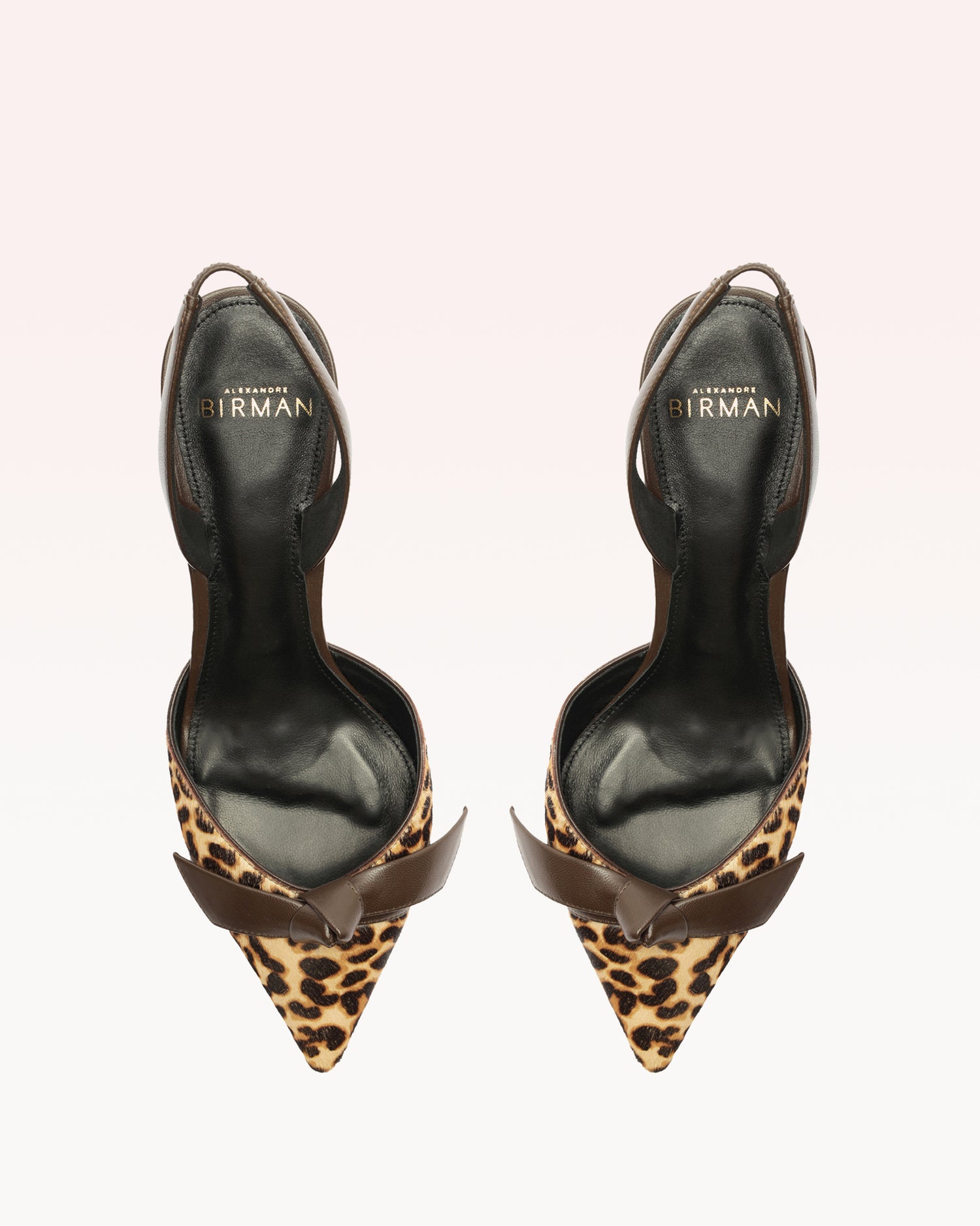 Clarita Bell Slingback 60 Leopard Pumps P/24   