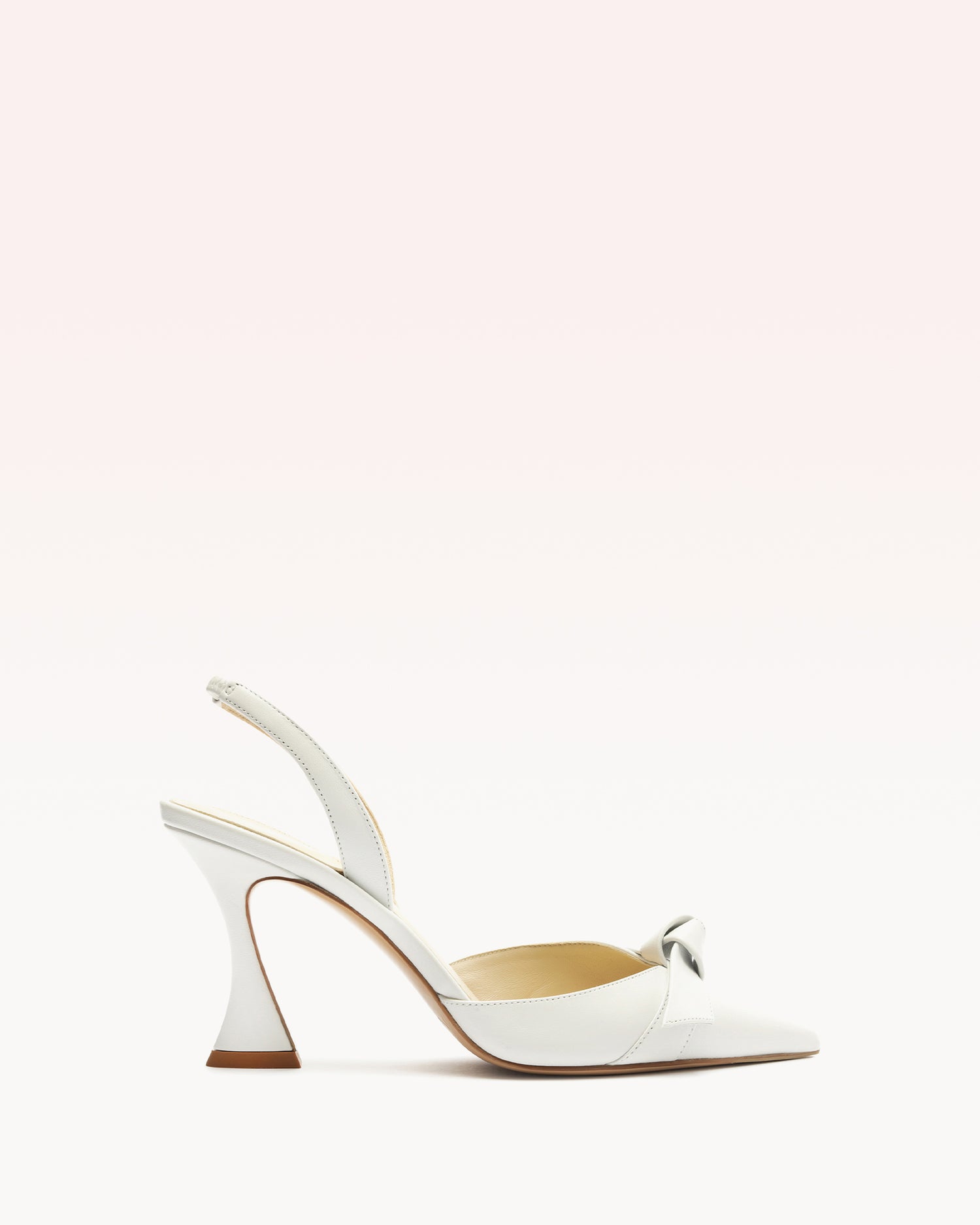 Clarita Bell Slingback 85 Pumps R/25 35 White Leather