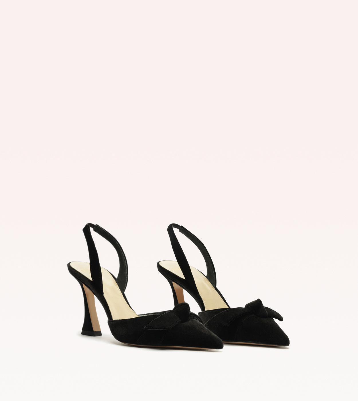 Clarita Bell Slingback 85 Black Pumps F/25