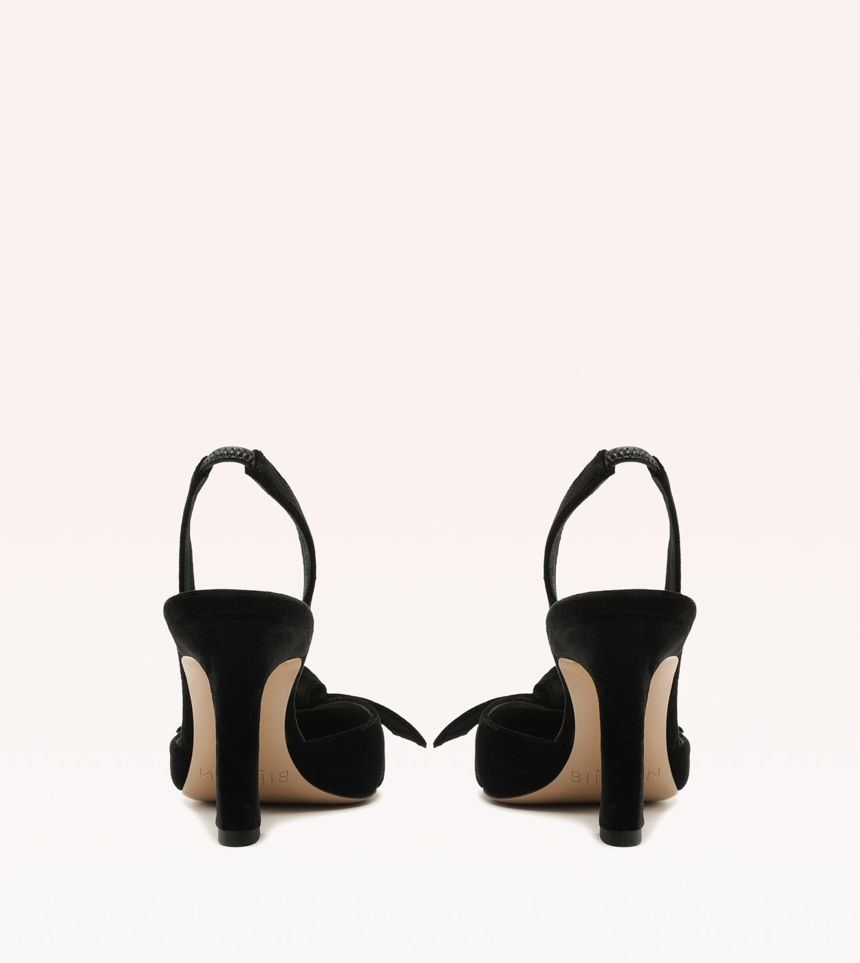 Clarita Bell Slingback 85 Black Pumps F/25
