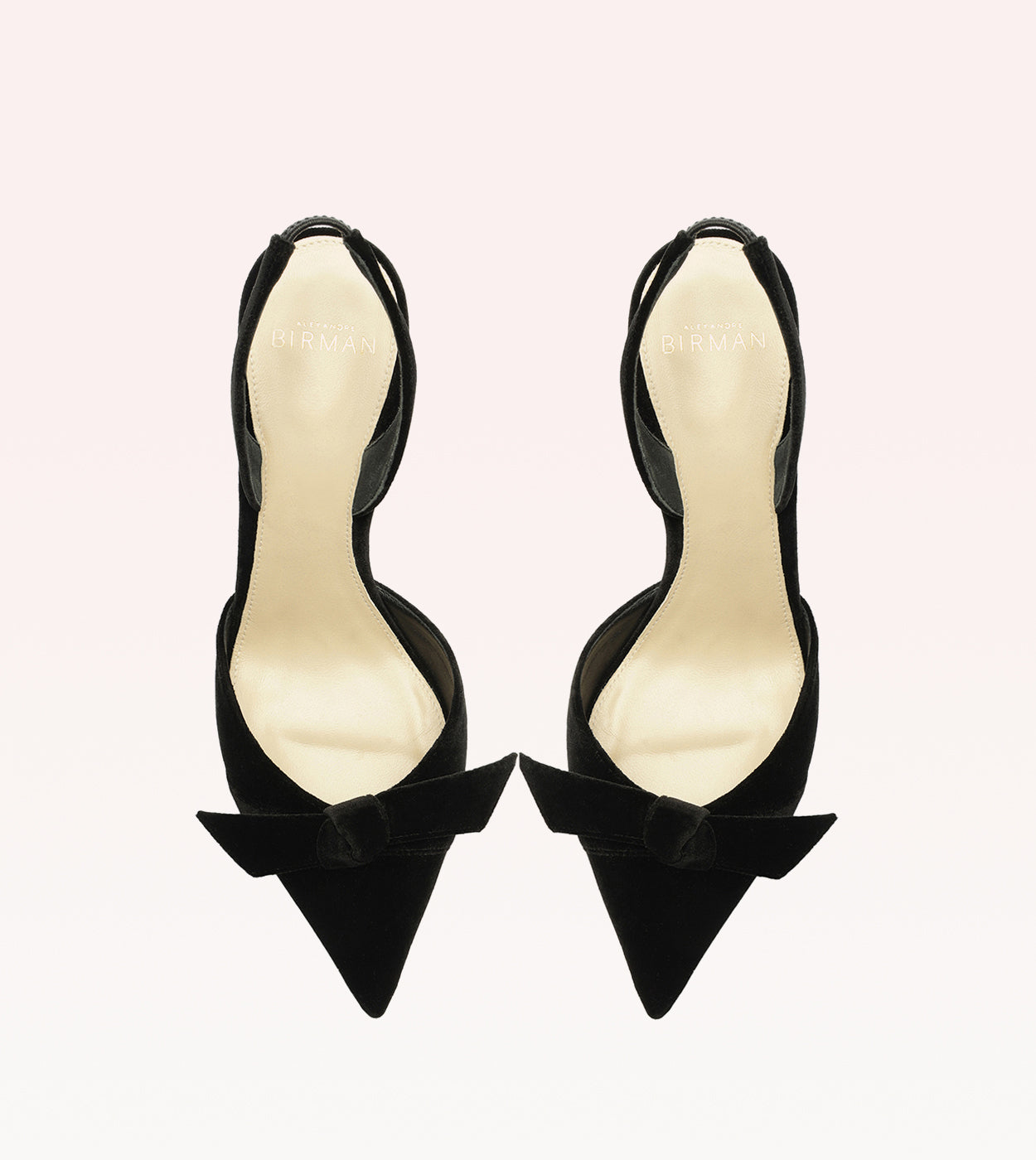 Clarita Bell Slingback 85 Black Pumps F/25