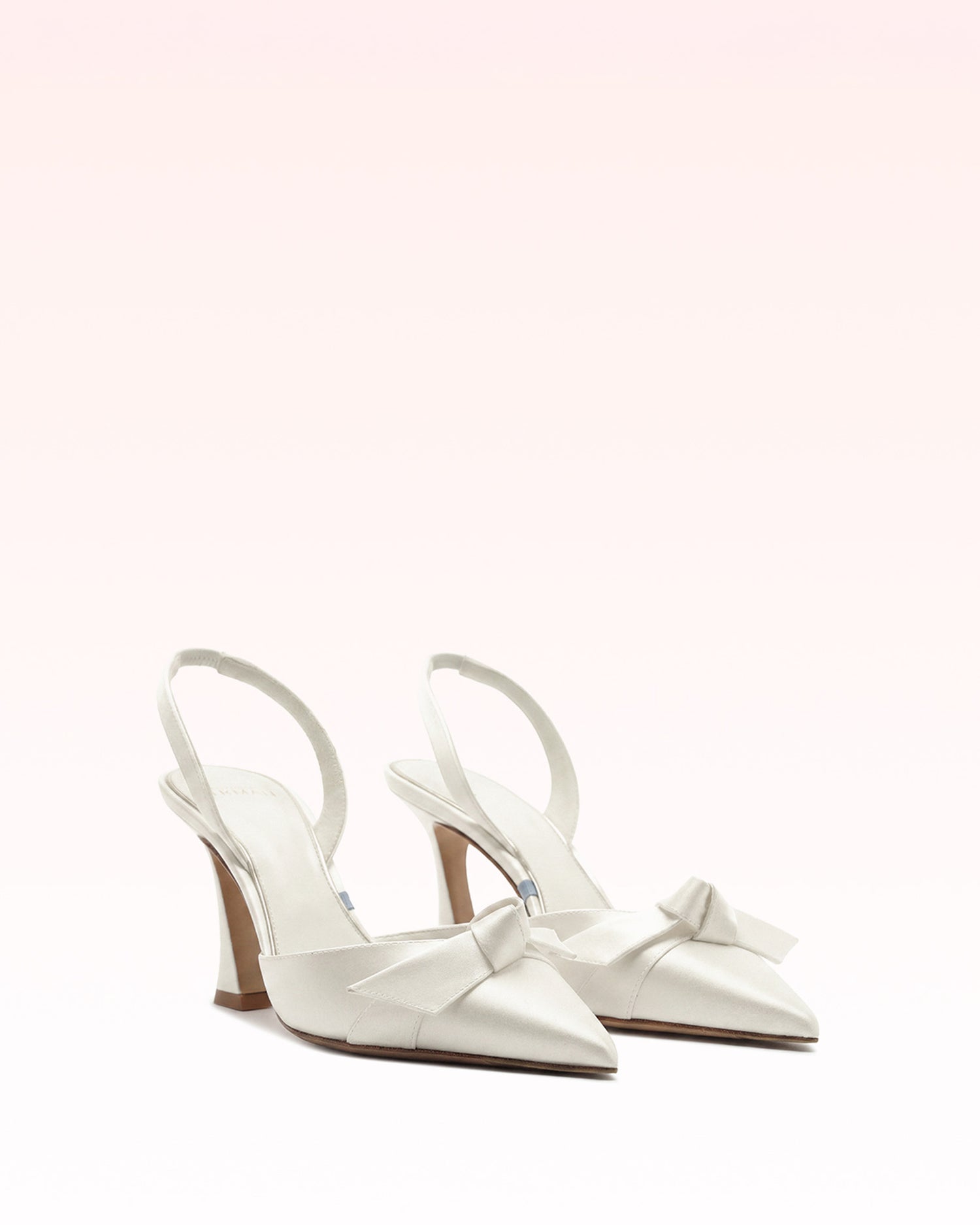 Clarita Bell Slingback 85 Bianco