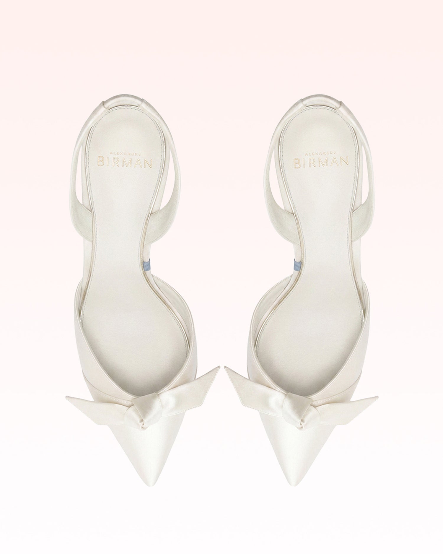 Clarita Bell Slingback 85 Bianco