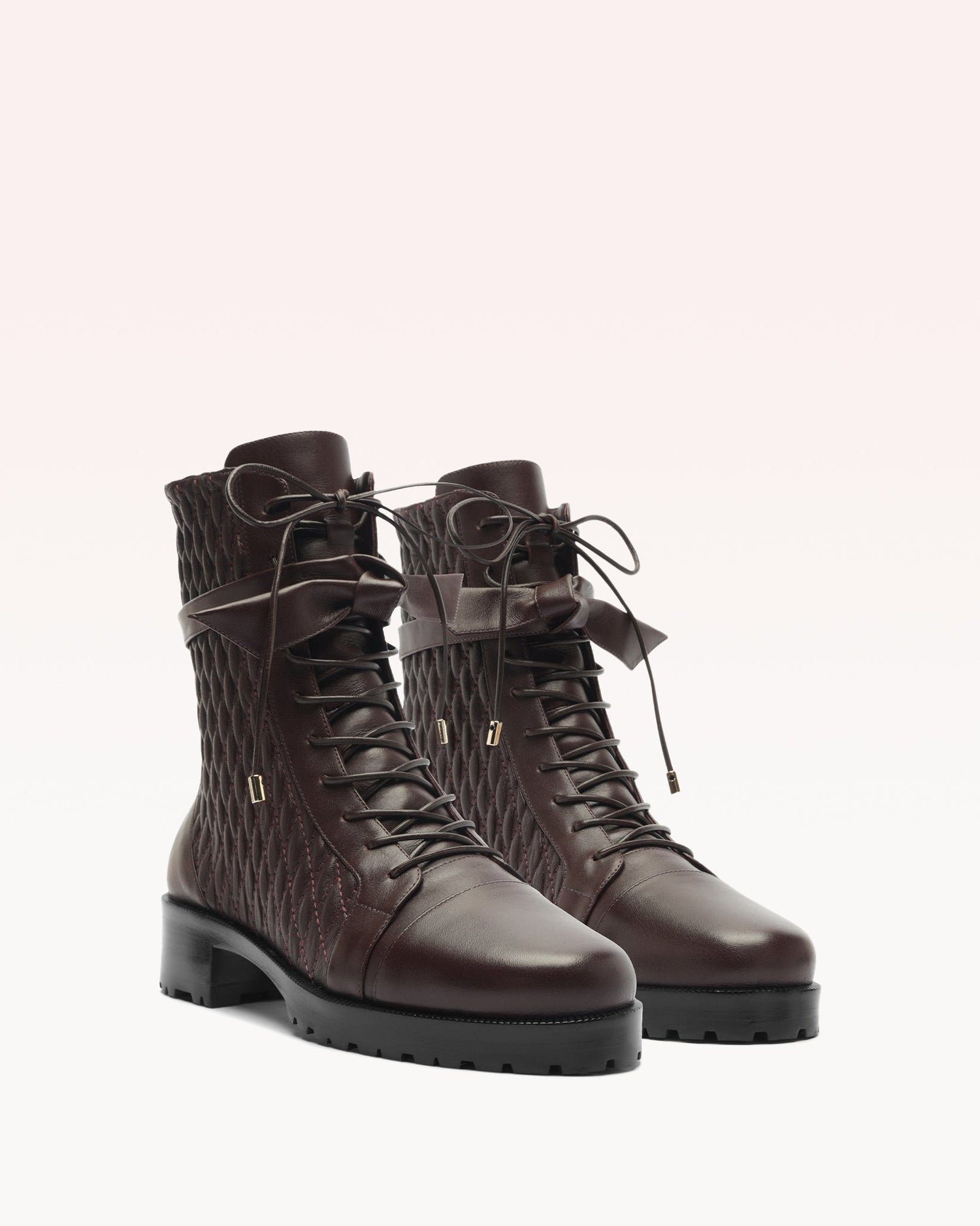 Quilted Clarita Combat 30 Dark Plum