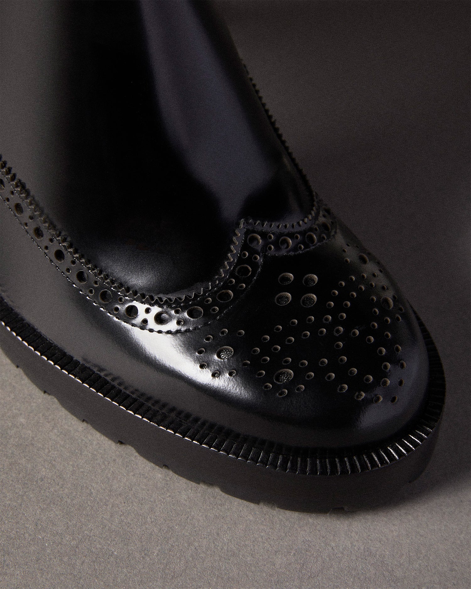 Alexandre Birman Clarita Motorcycle Brogue Boot - Black Alexandre Birman Clarita Motorcycle Brogue Boot - Black
