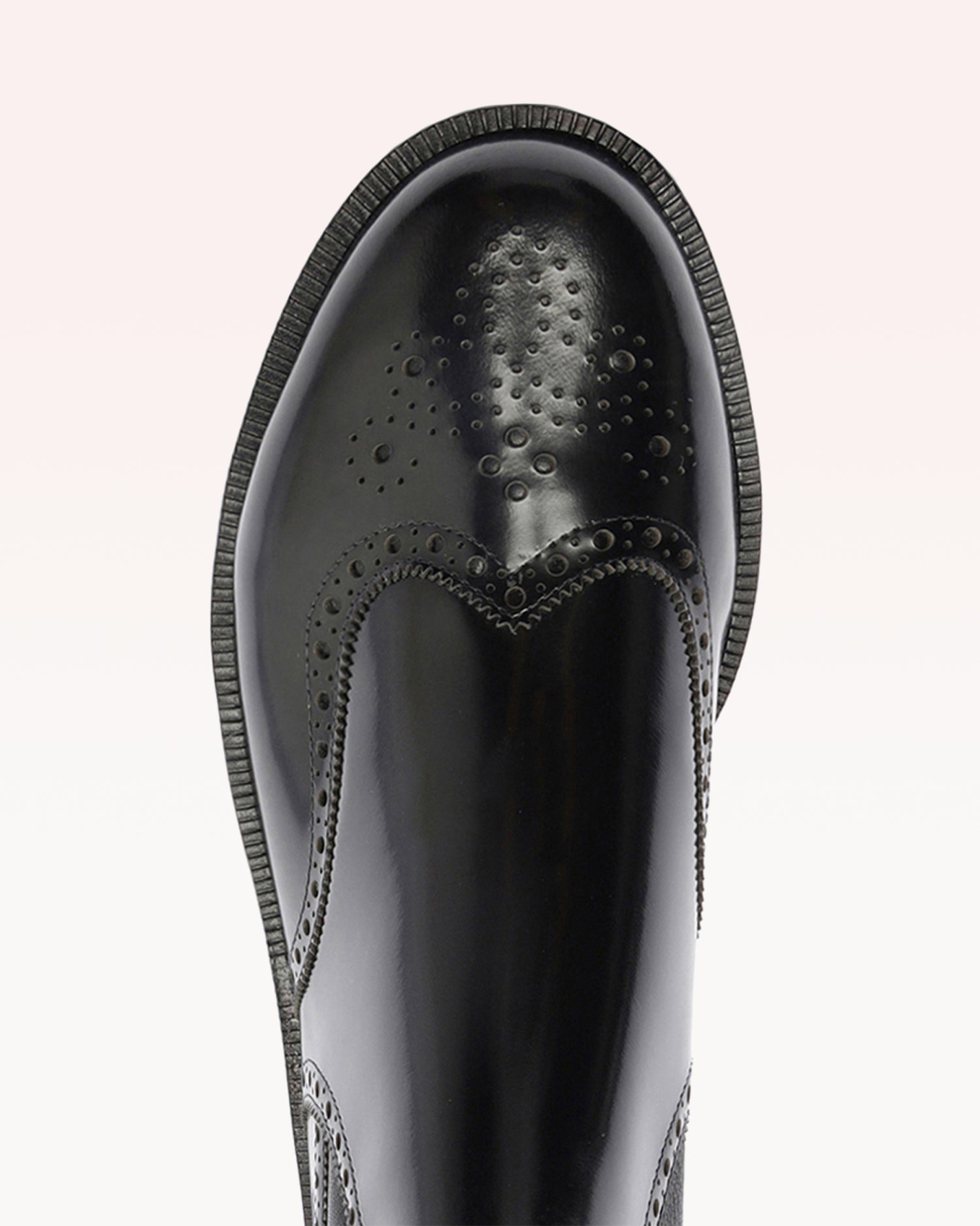 Alexandre Birman Clarita Motorcycle Brogue Boot - Black Alexandre Birman Clarita Motorcycle Brogue Boot - Black