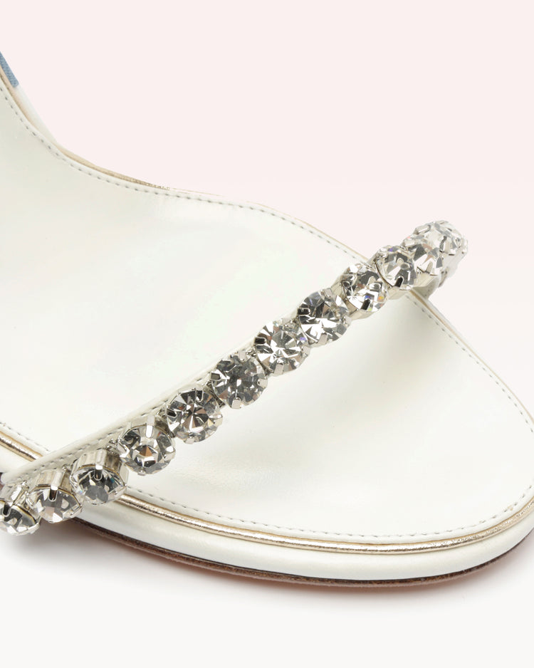 Alexa Crystals Bridal 90 White Sandals Bridal   