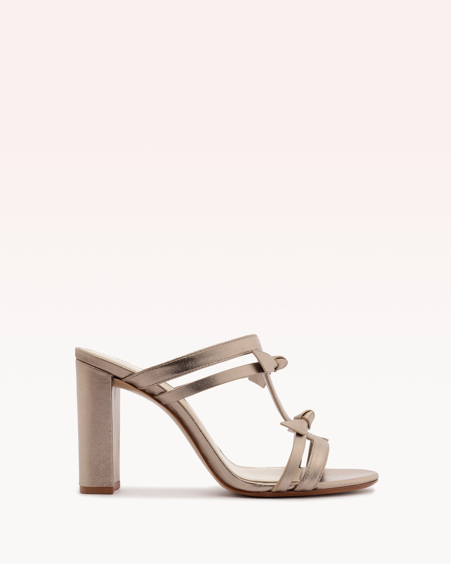 Slim Clarita Cage 90 Luna 35 Luna Metallic Leather