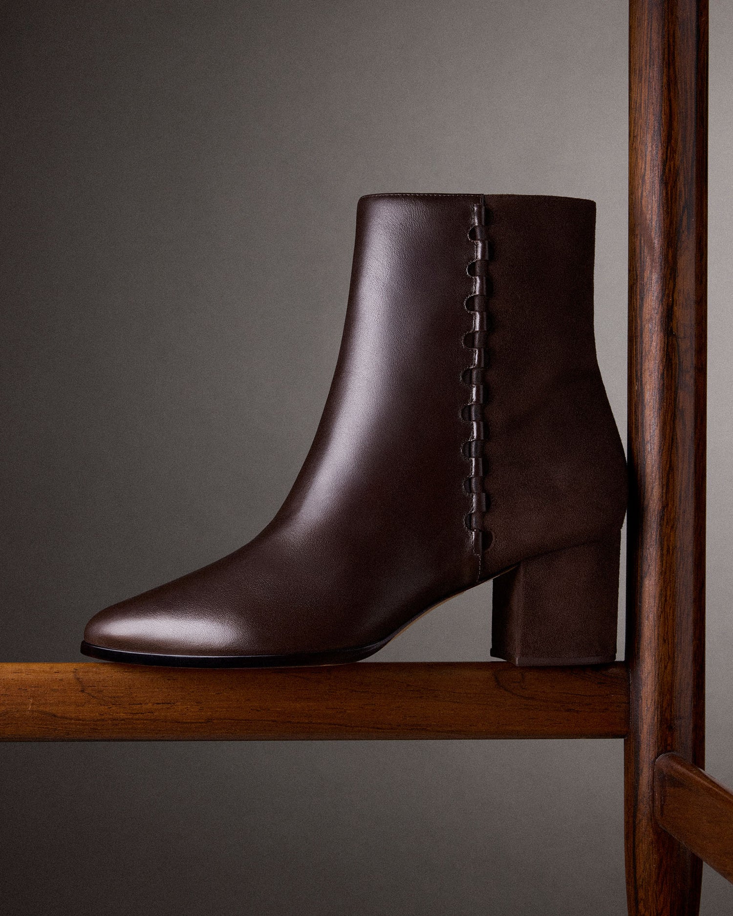 Jesse Bootie 60 Dark Brown