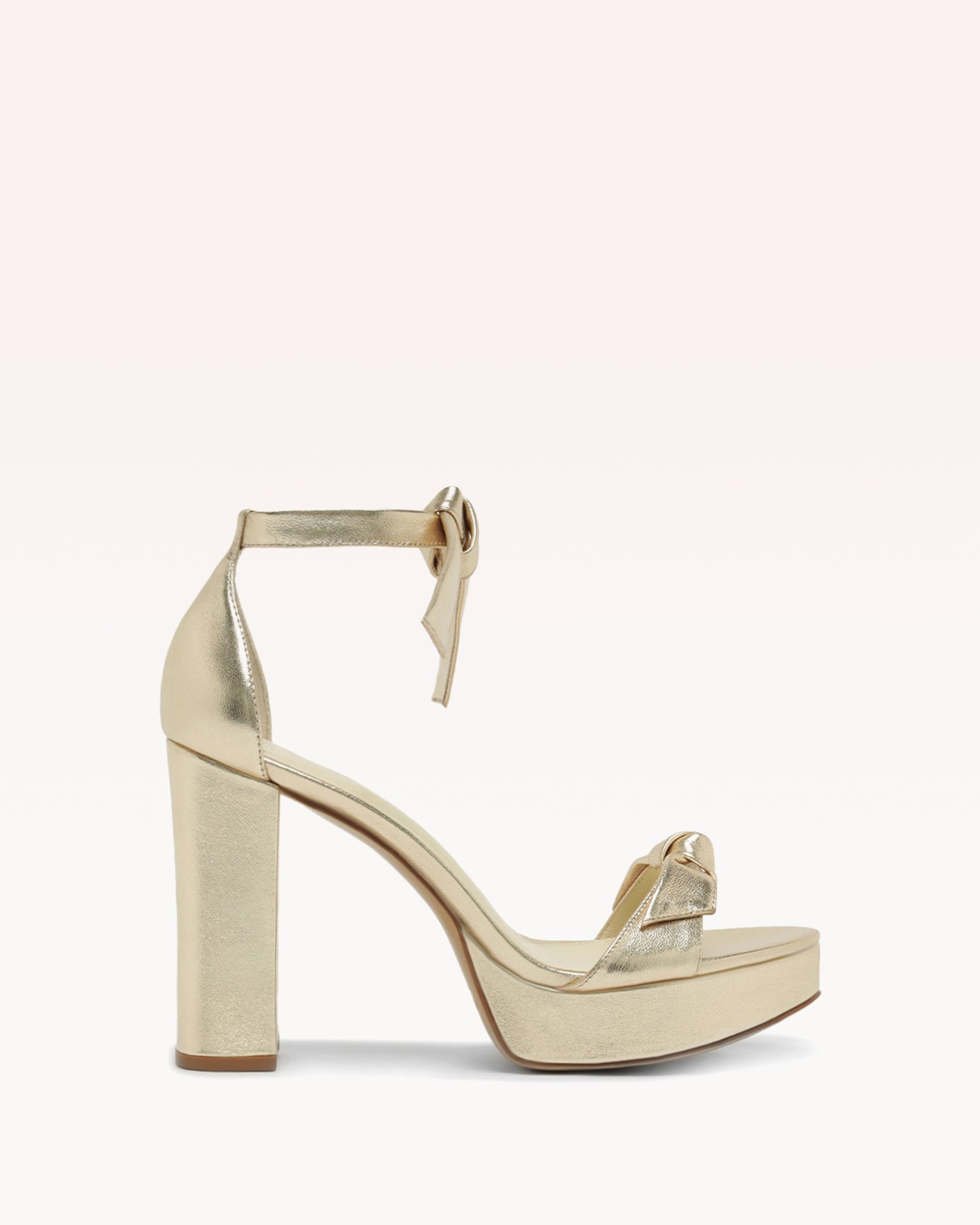 Mabeleh Platform Golden Sandals S/25 35 Golden Metallic Leather