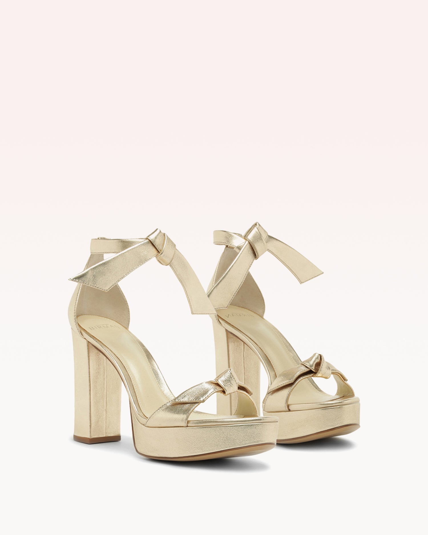 Mabeleh Platform Golden Sandals S/25