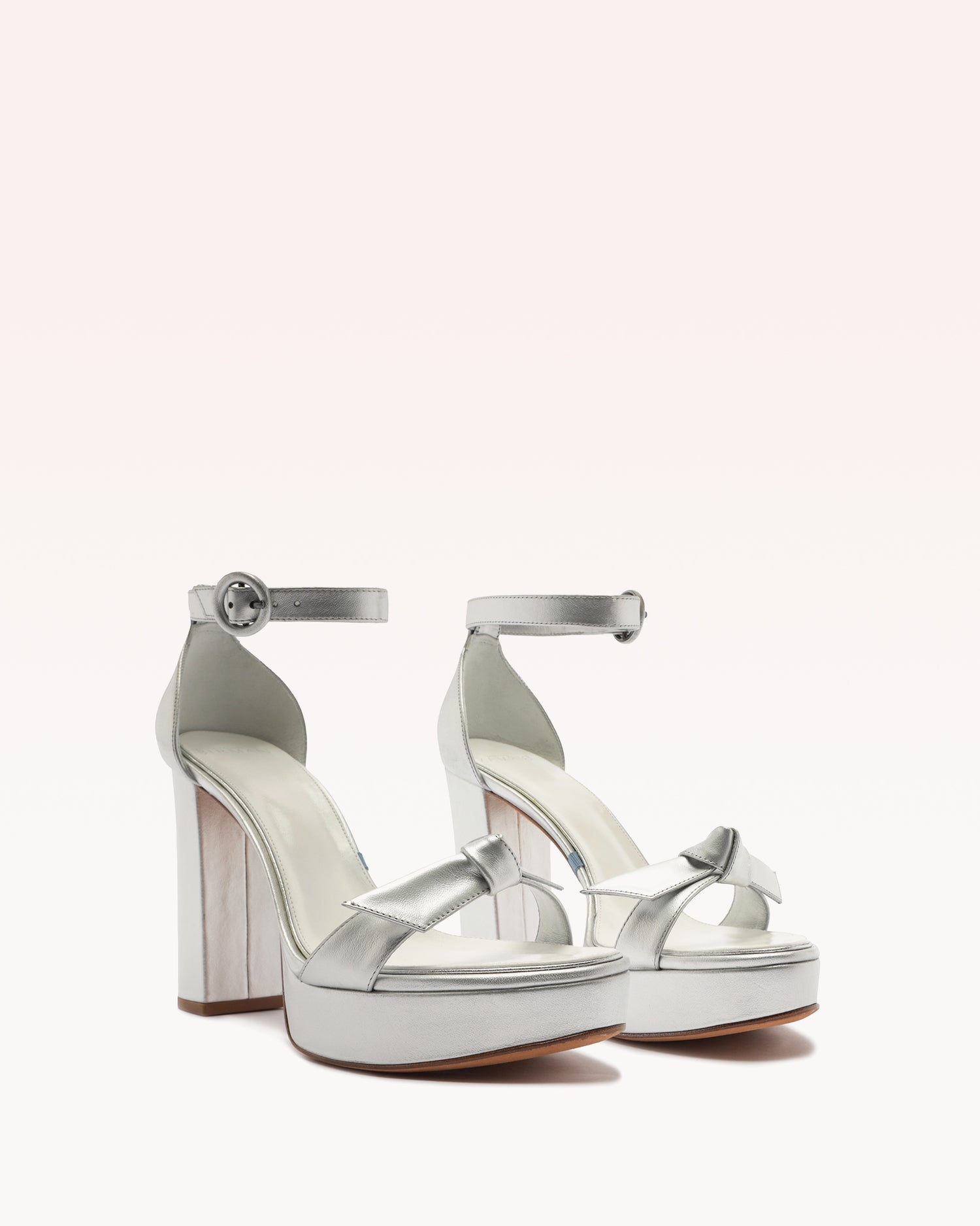 silver platform dress sandals Loretta Silver Snake Platform Sandal