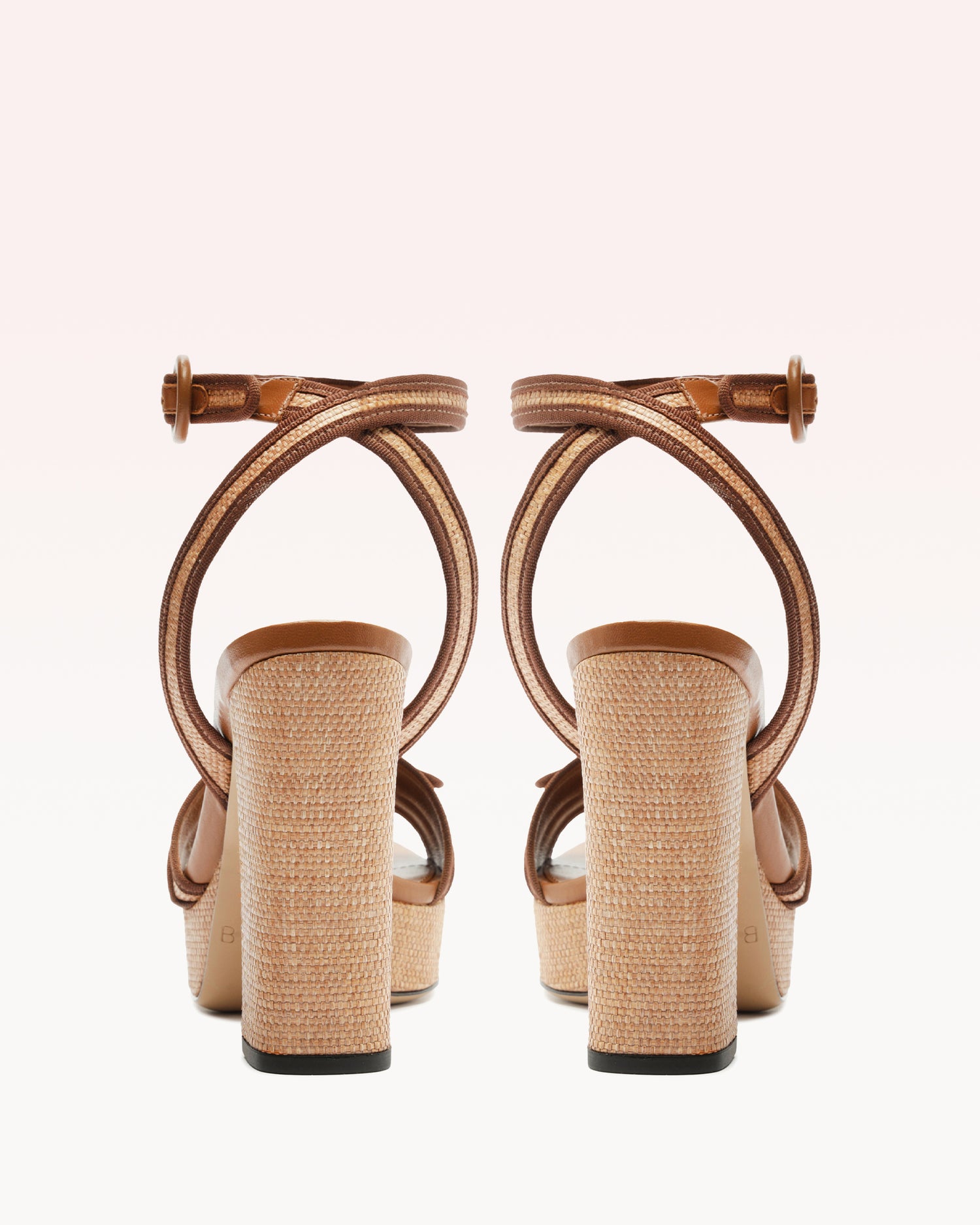 Grossgrain Raffia Platform SANDAL R/25   