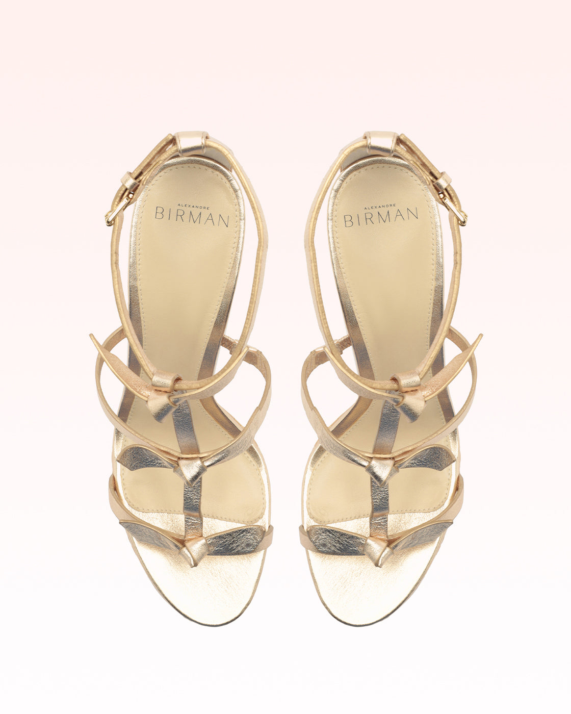Slim Lolita Raffia 120 Golden Sandals R/26