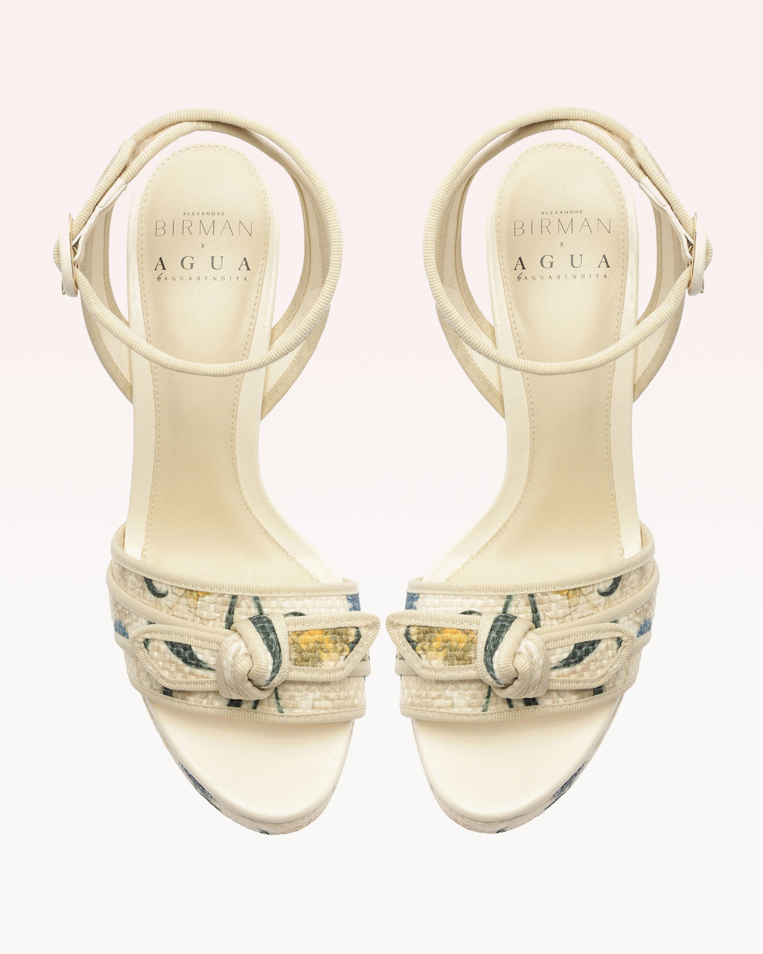 Grossgrain Raffia Platform 120 Laguna Sandals R/26